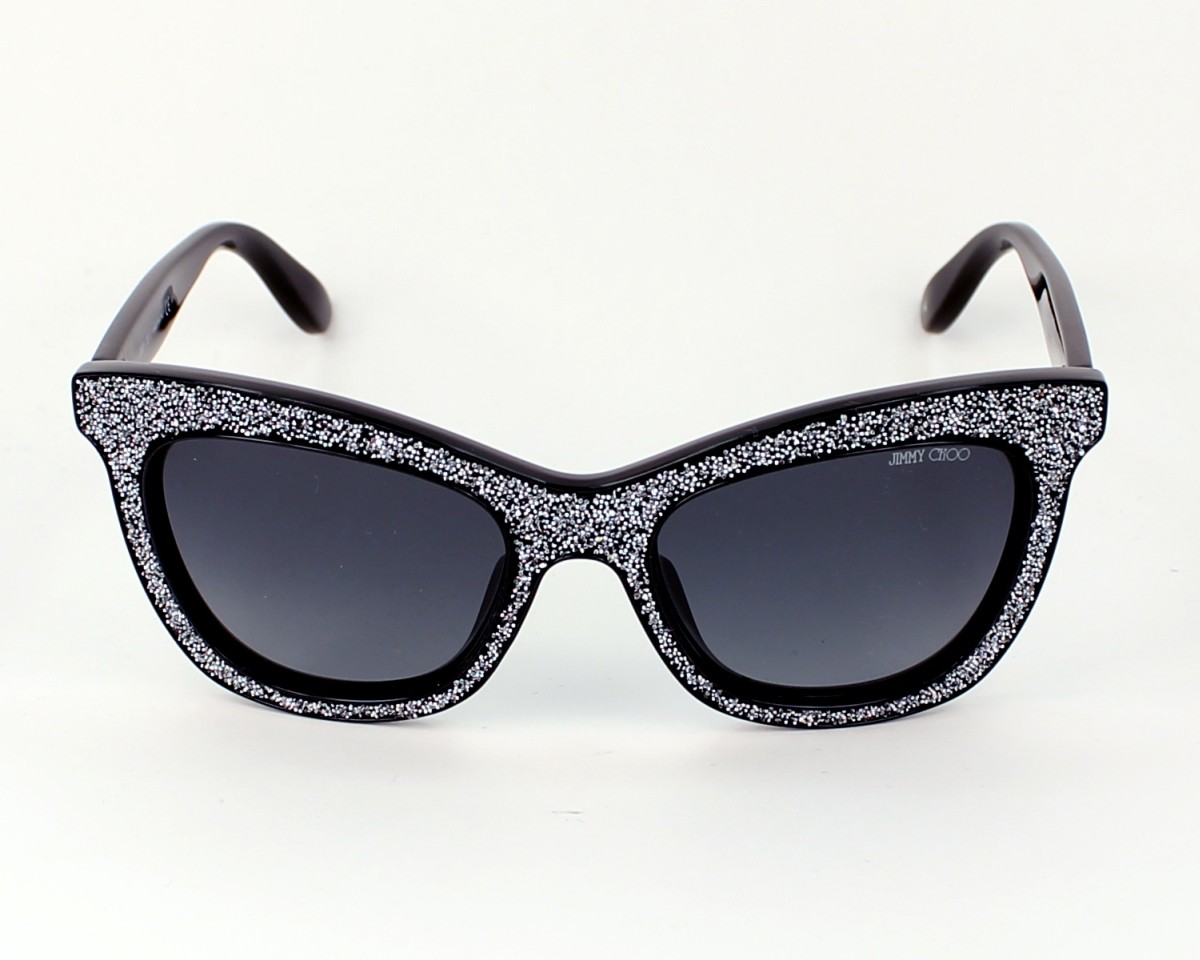 Jimmy Choo Flash/S 0FI7 HD Sunglasses black glitter sparkle with case 0JC5033B__500058__P21__noshad_  main image 4