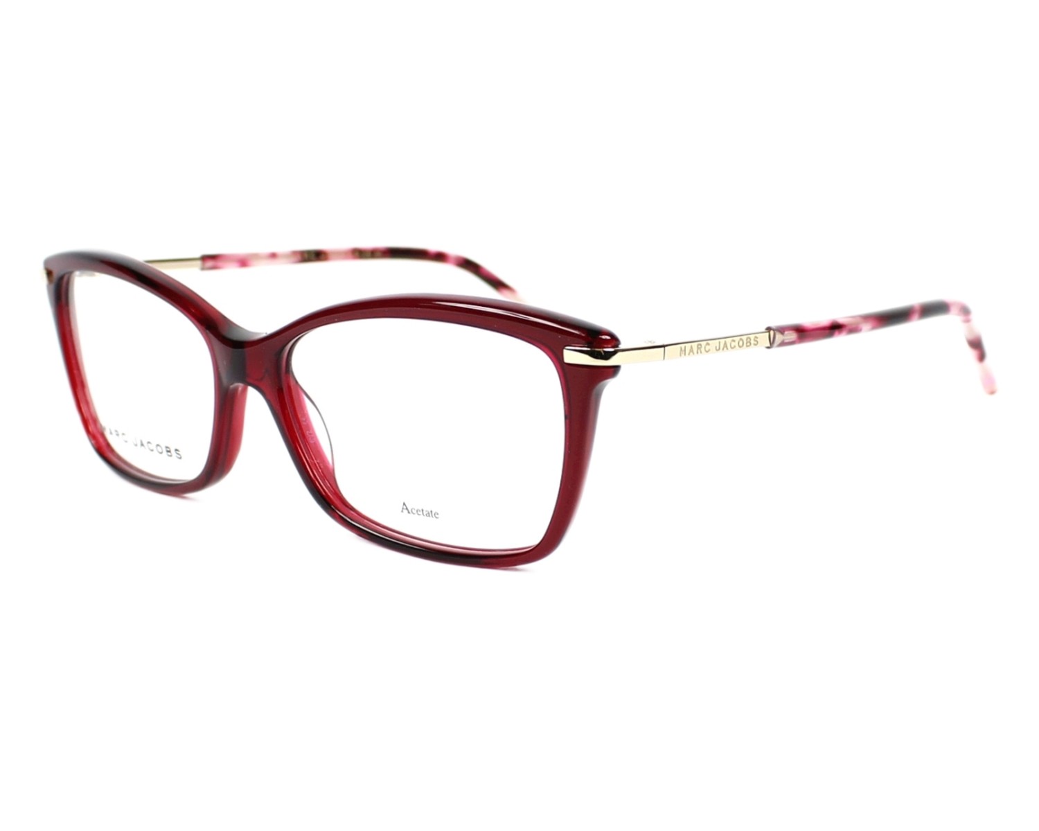 marc jacobs red glasses