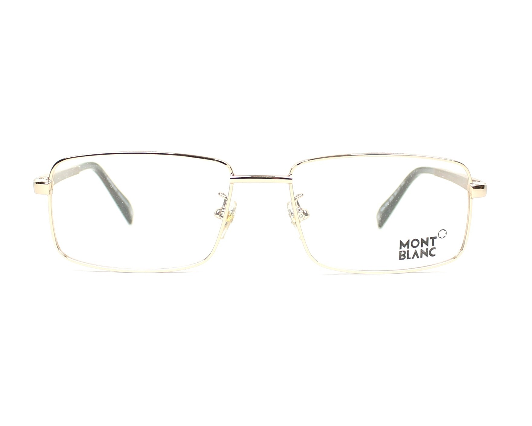 Lunettes Mont-Blanc MB 554 Neuf - Acétate Noir - Monture Cerclée - 48 Mm