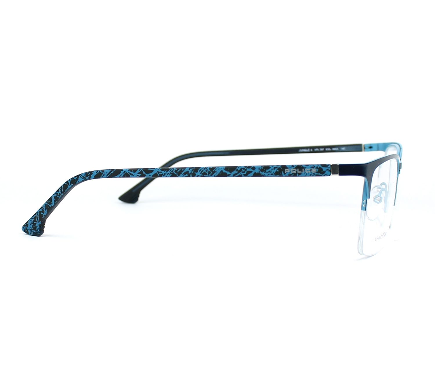 VPL-397 08KA Police frame Jungle 4 Acetate Blue Brushed Blue