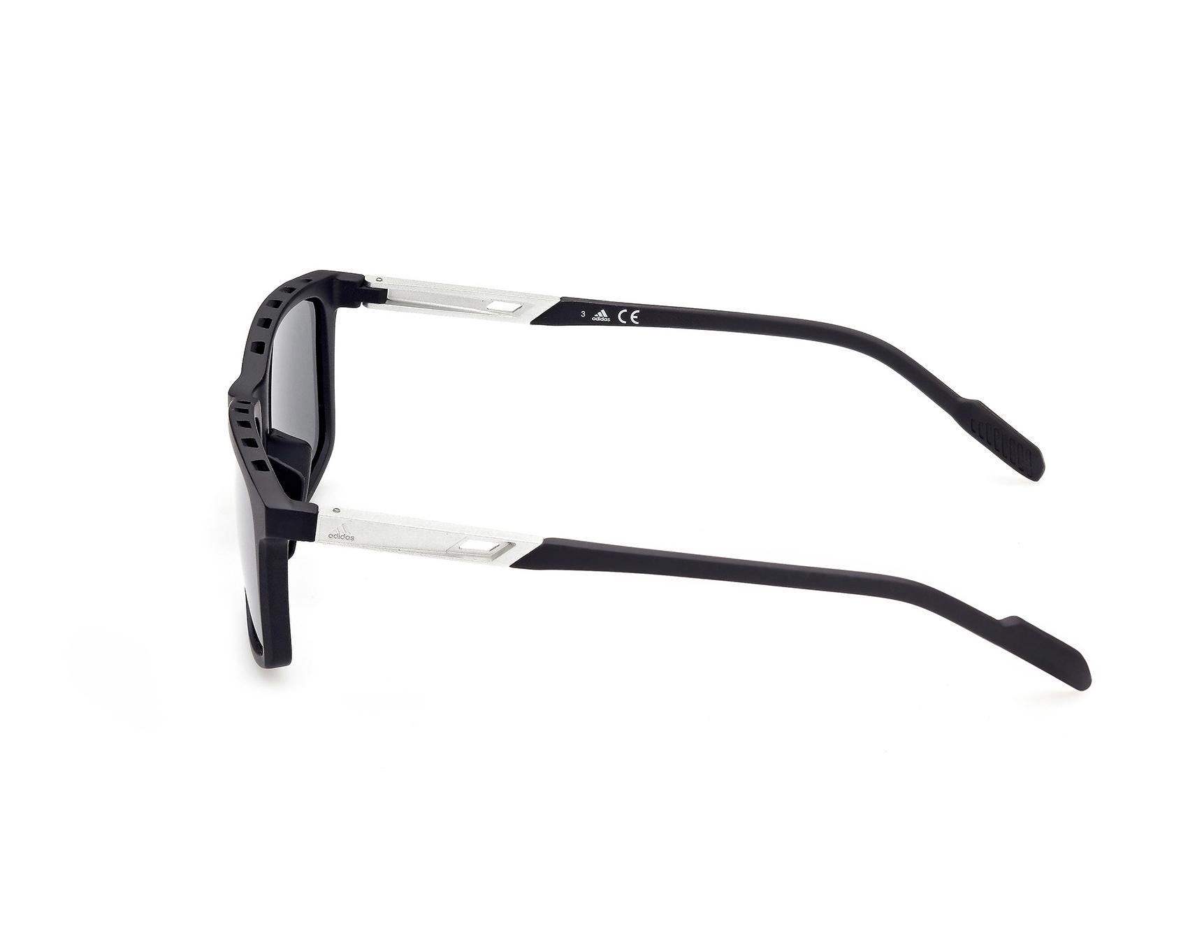 Adidas SP0052-S 02A 56-18 Negra Acero 360 degree view 2