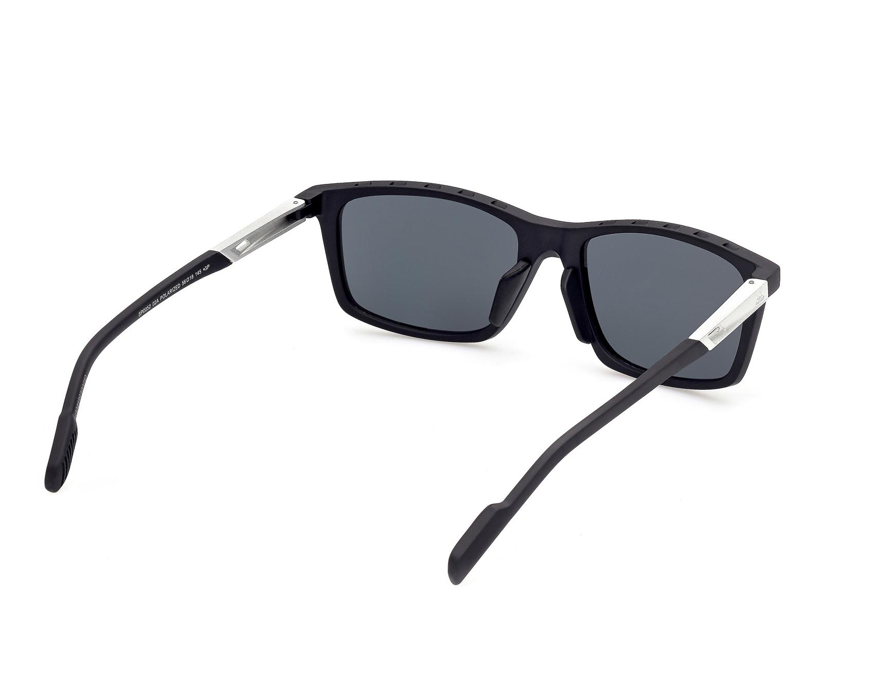 Adidas SP0052-S 02A 56-18 Negra Acero 360 degree view 5