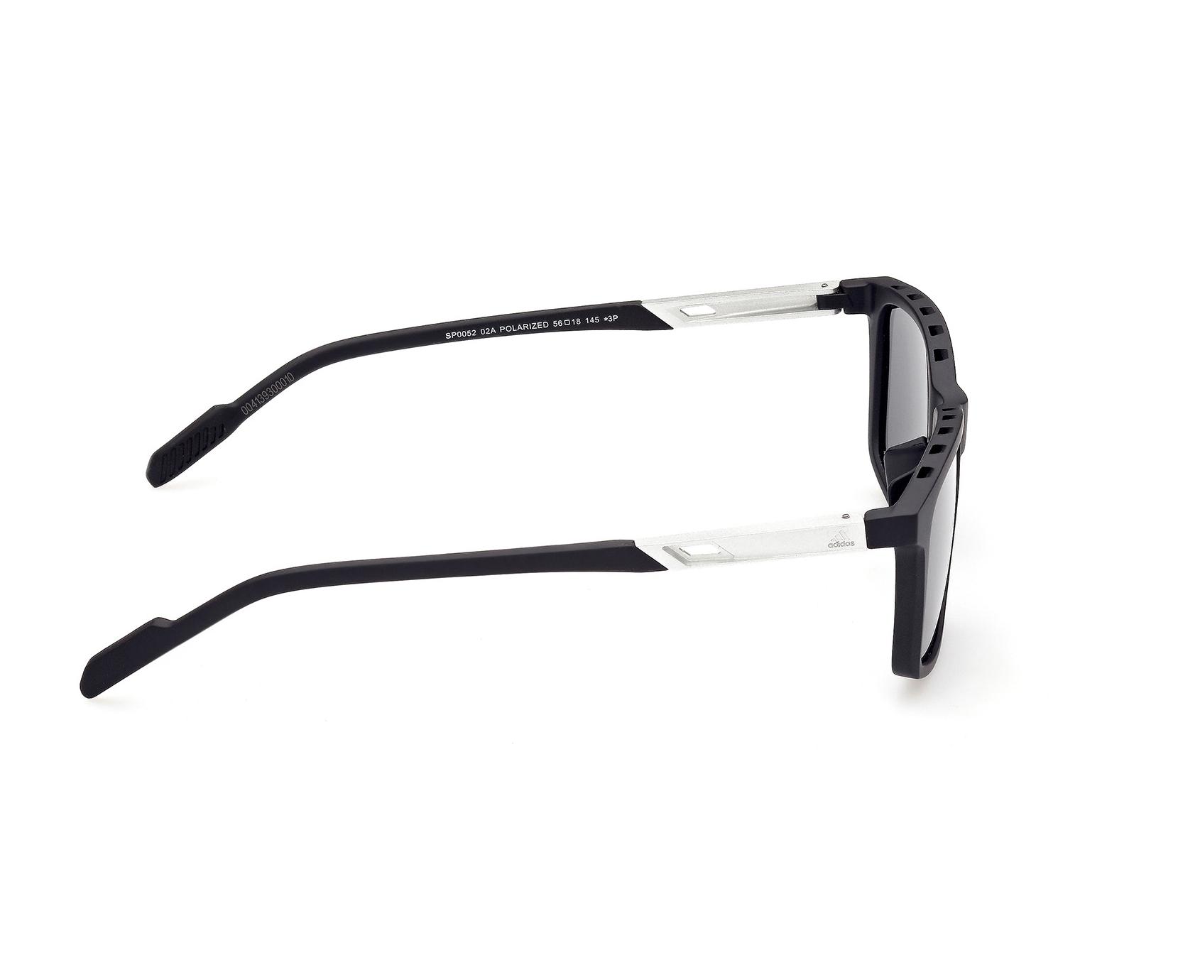 Adidas SP0052-S 02A 56-18 Negra Acero 360 degree view 6