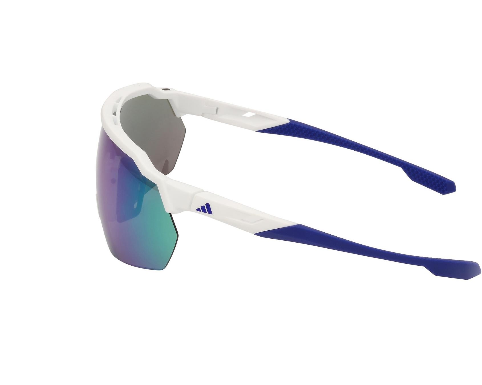 Adidas SP0093/S 21Q - White Blue 360 degree view 2