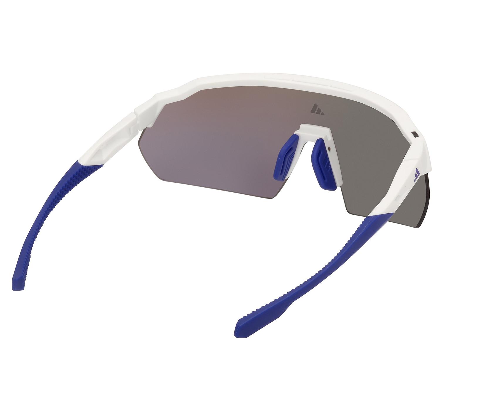 Adidas SP0093/S 21Q - White Blue 360 degree view 5