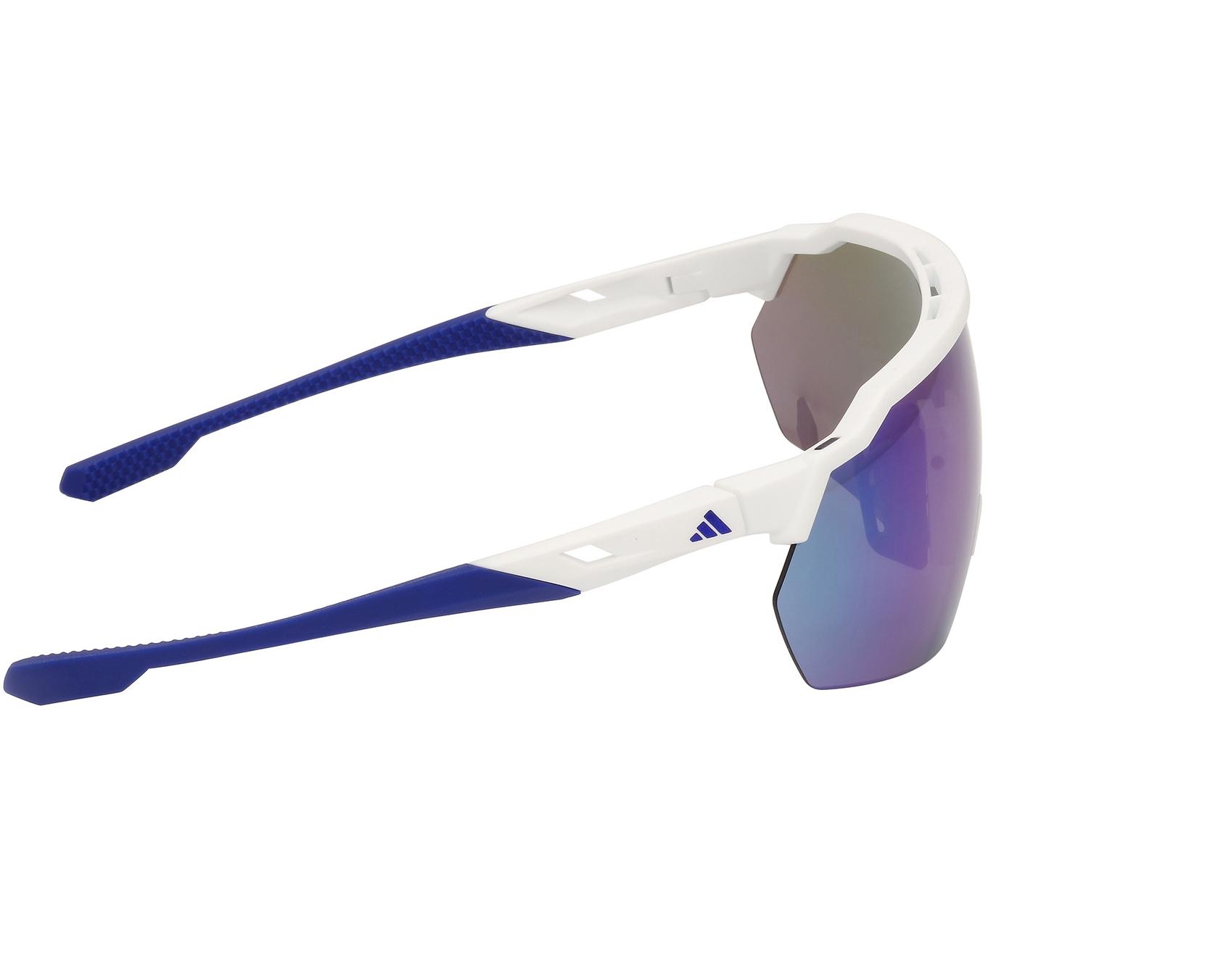 Adidas SP0093/S 21Q - White Blue 360 degree view 6