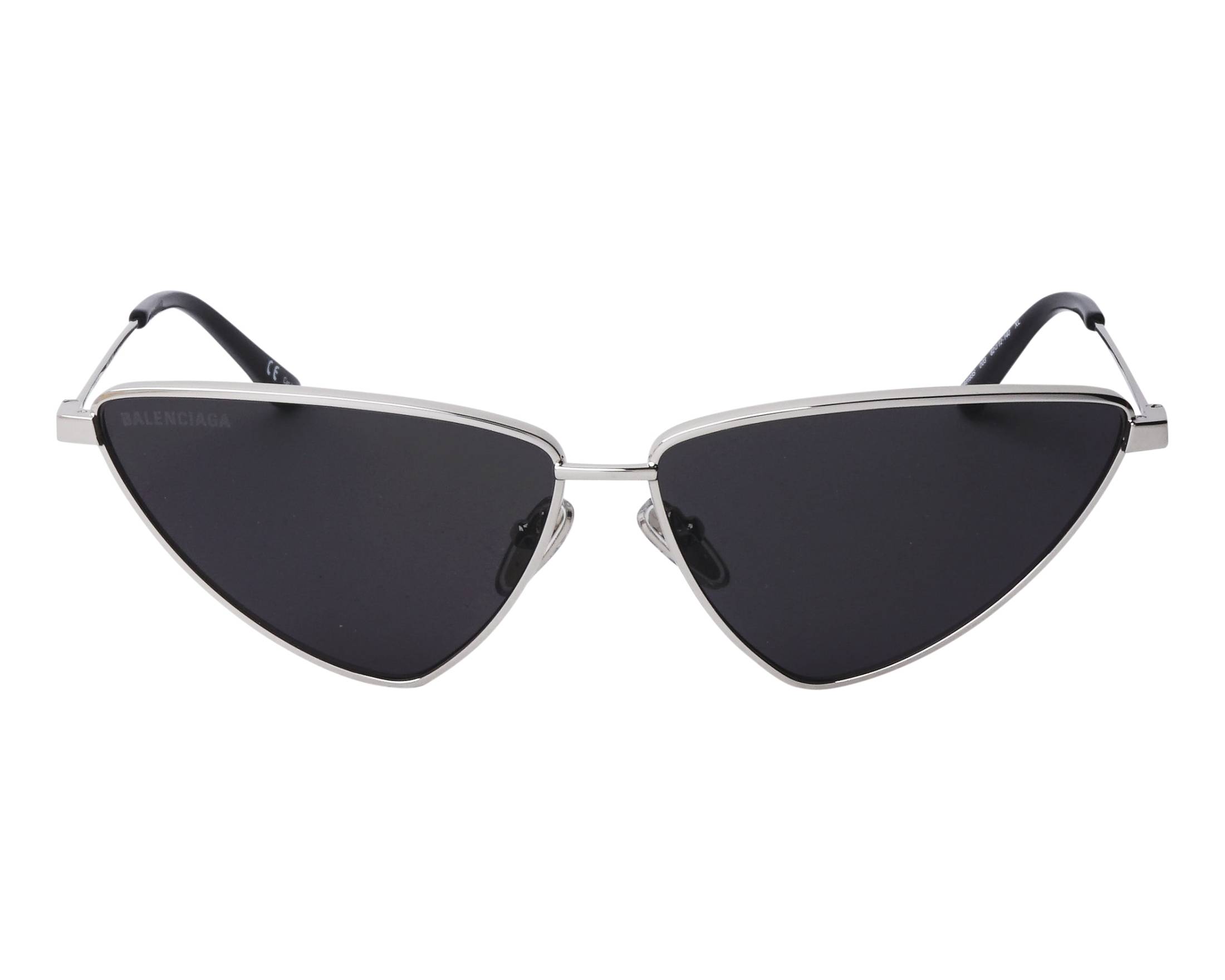 Balenciaga BB0193S 003 62-12 Silver  front view