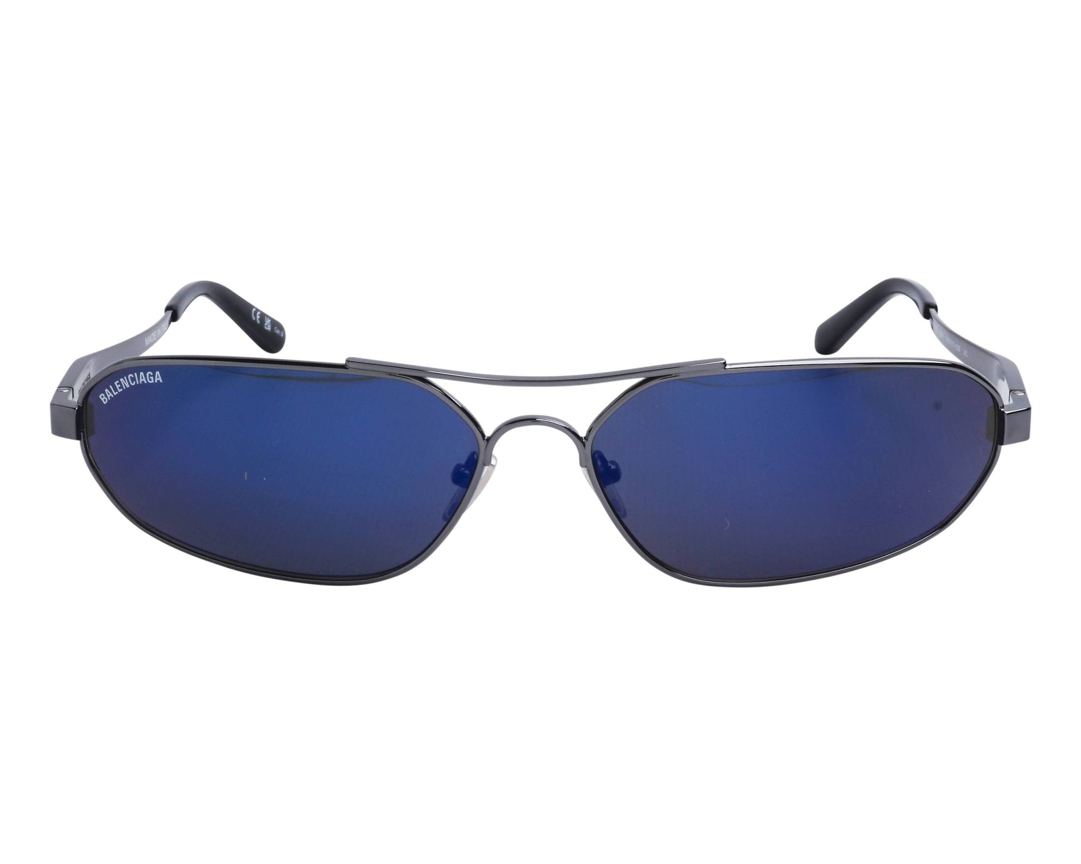 Balenciaga BB Hinge Oval Sunglasses BB0133S 004 Blue/Silver 52mm Balenciaga BB0328S 004 Sunglasses - US main image 3