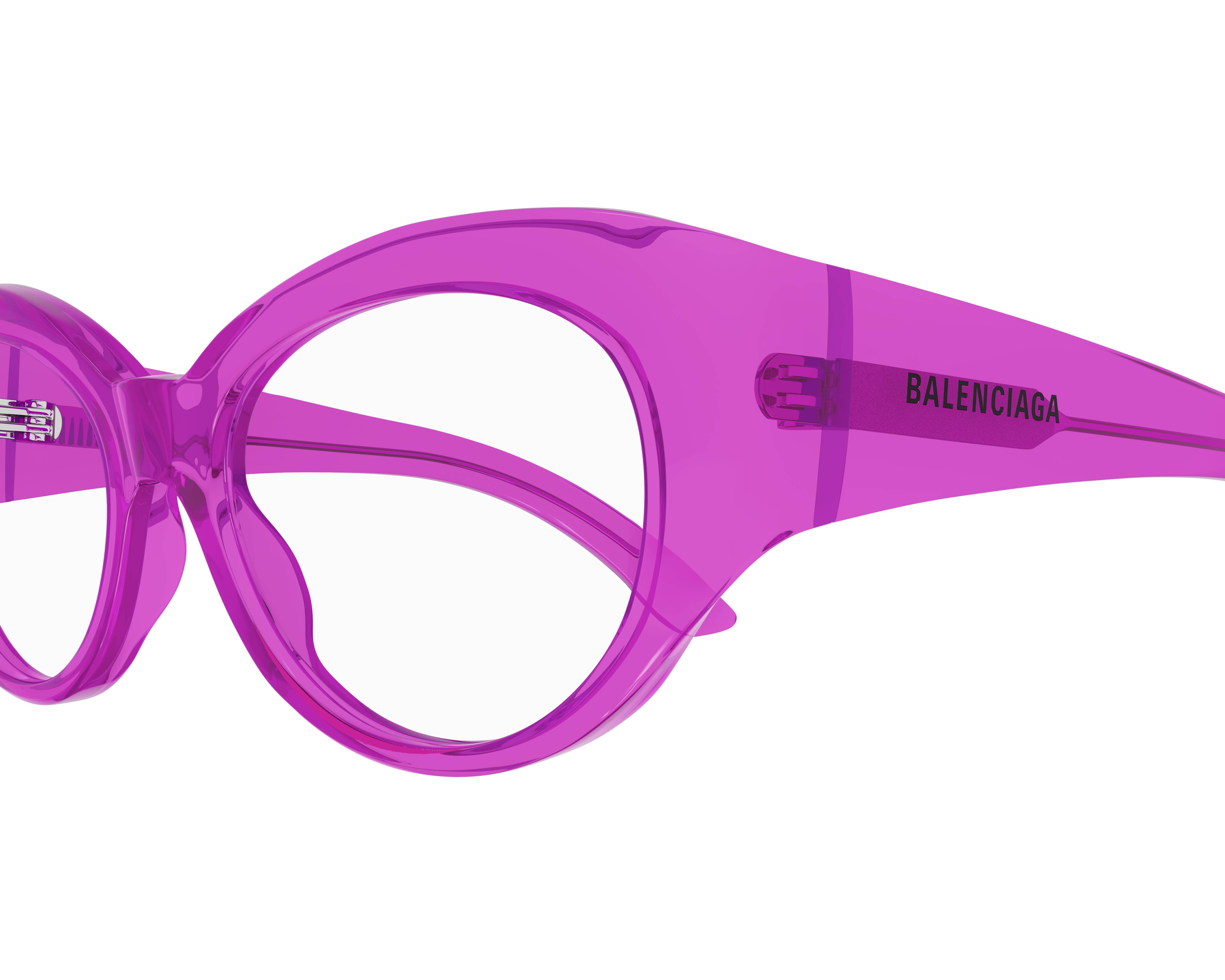 BALENCIAGA 
Round Acetate
Sunglasses
SHINY TRANSPARENT
FUCHSIA
0318 Balenciaga Acetate Round Sunglasses | Neiman Marcus main image 3