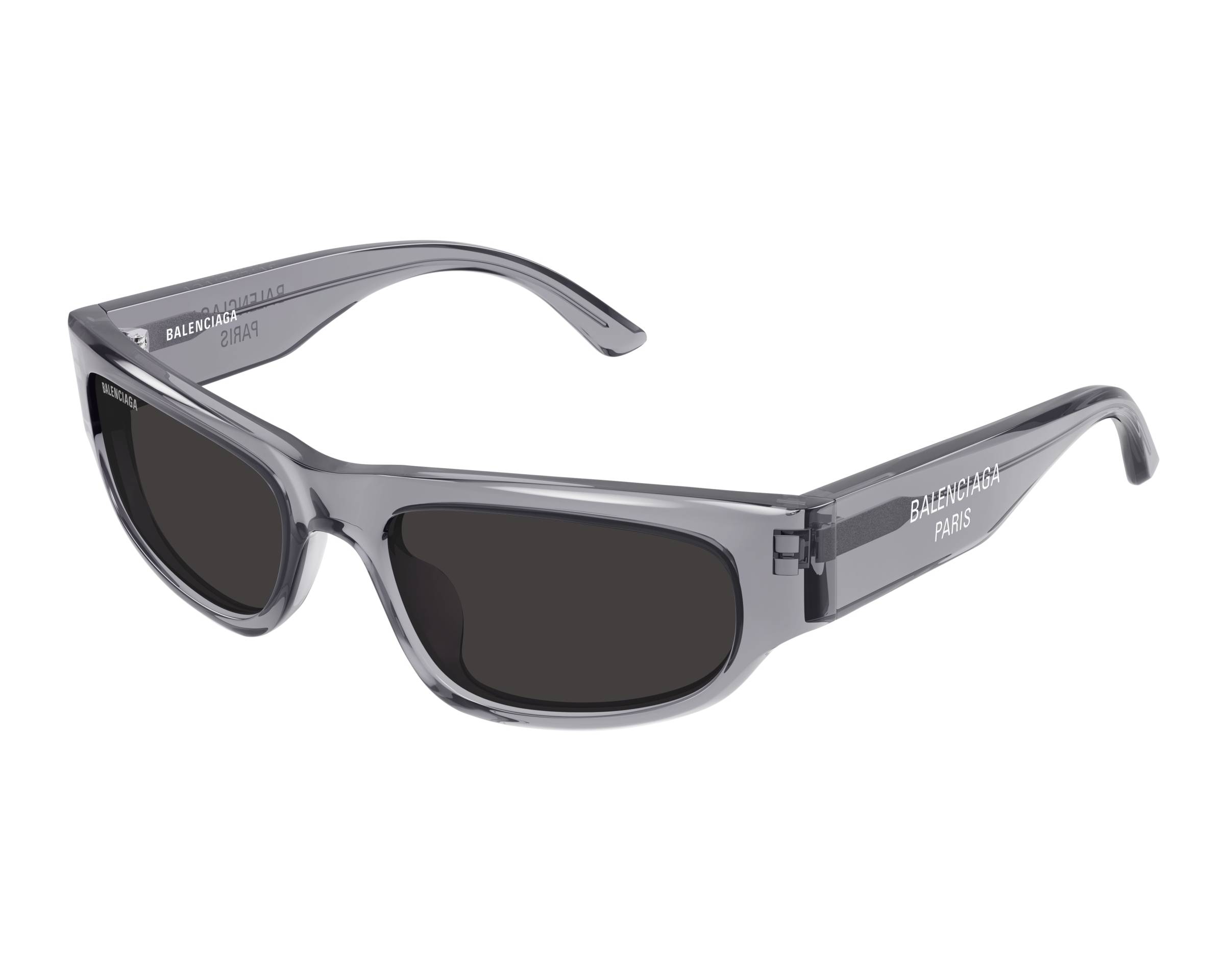 Balenciaga BB0388S 004 56-19 Grey  360 degree view 1