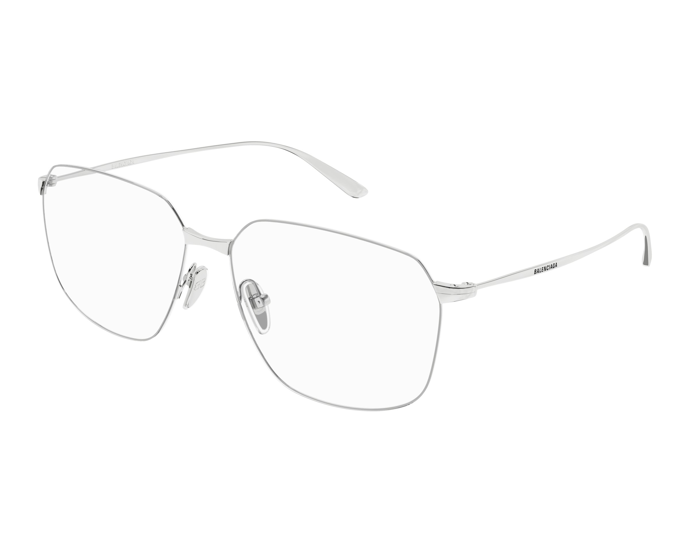 Balenciaga BB0414O 002 61-15 Silver  profile view