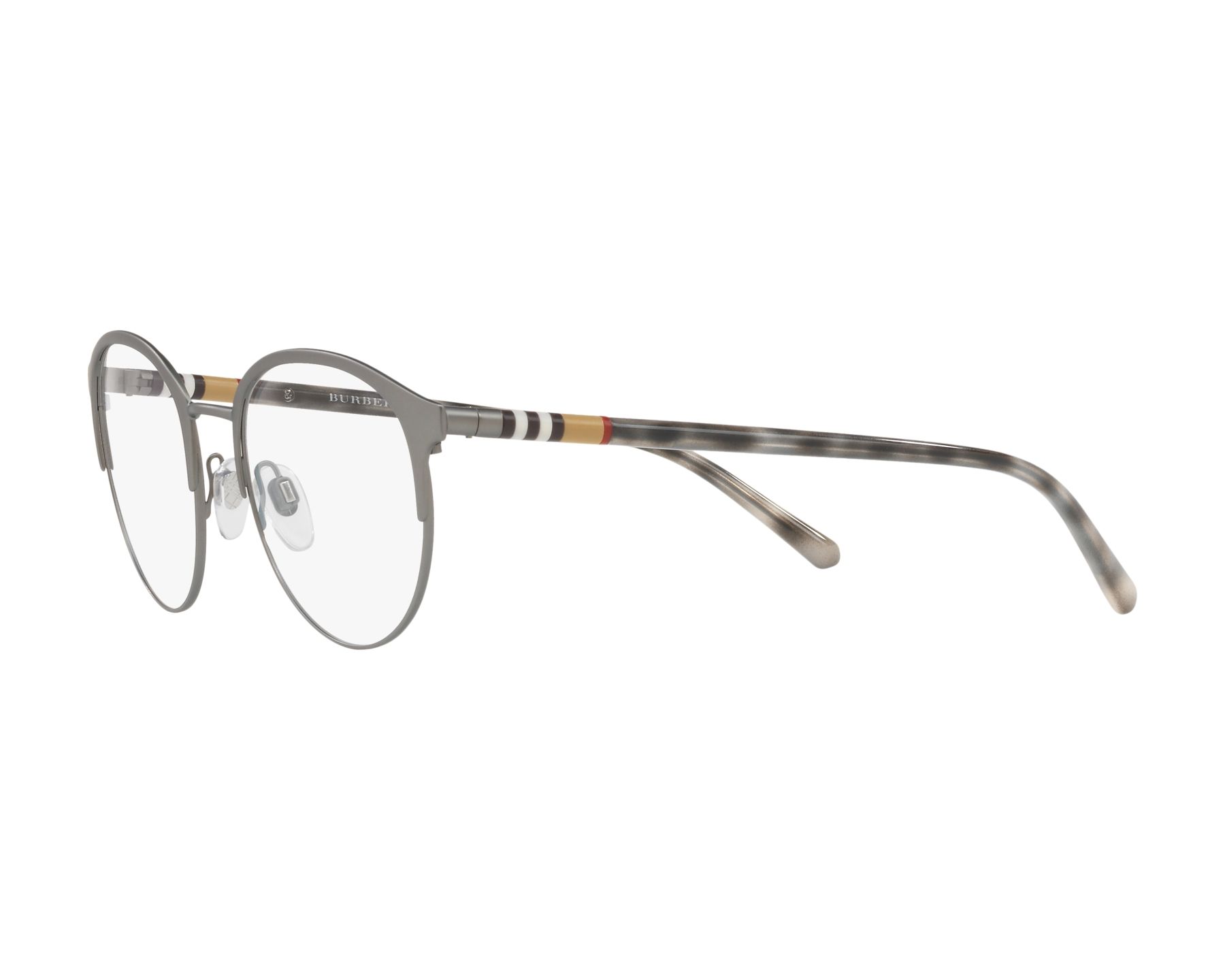 eyeglasses Burberry BE-1318 1014 51-19 Gun Grey 360 degree view 3