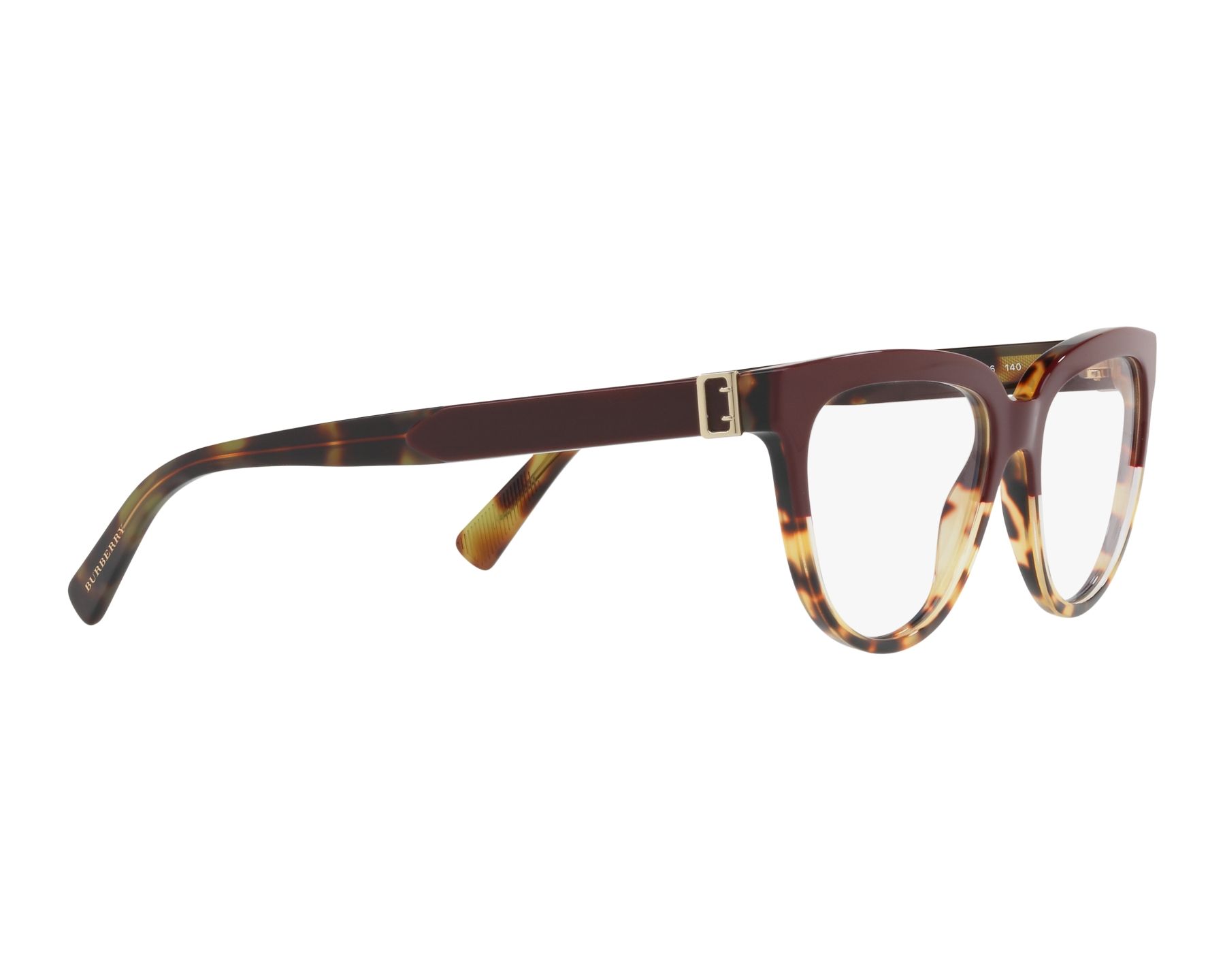 Burberry Women\'s Eyeglasses BE 2268 3682 Red on Tortoise 51mm Burberry Glasses BE-2268 3682 main image 2