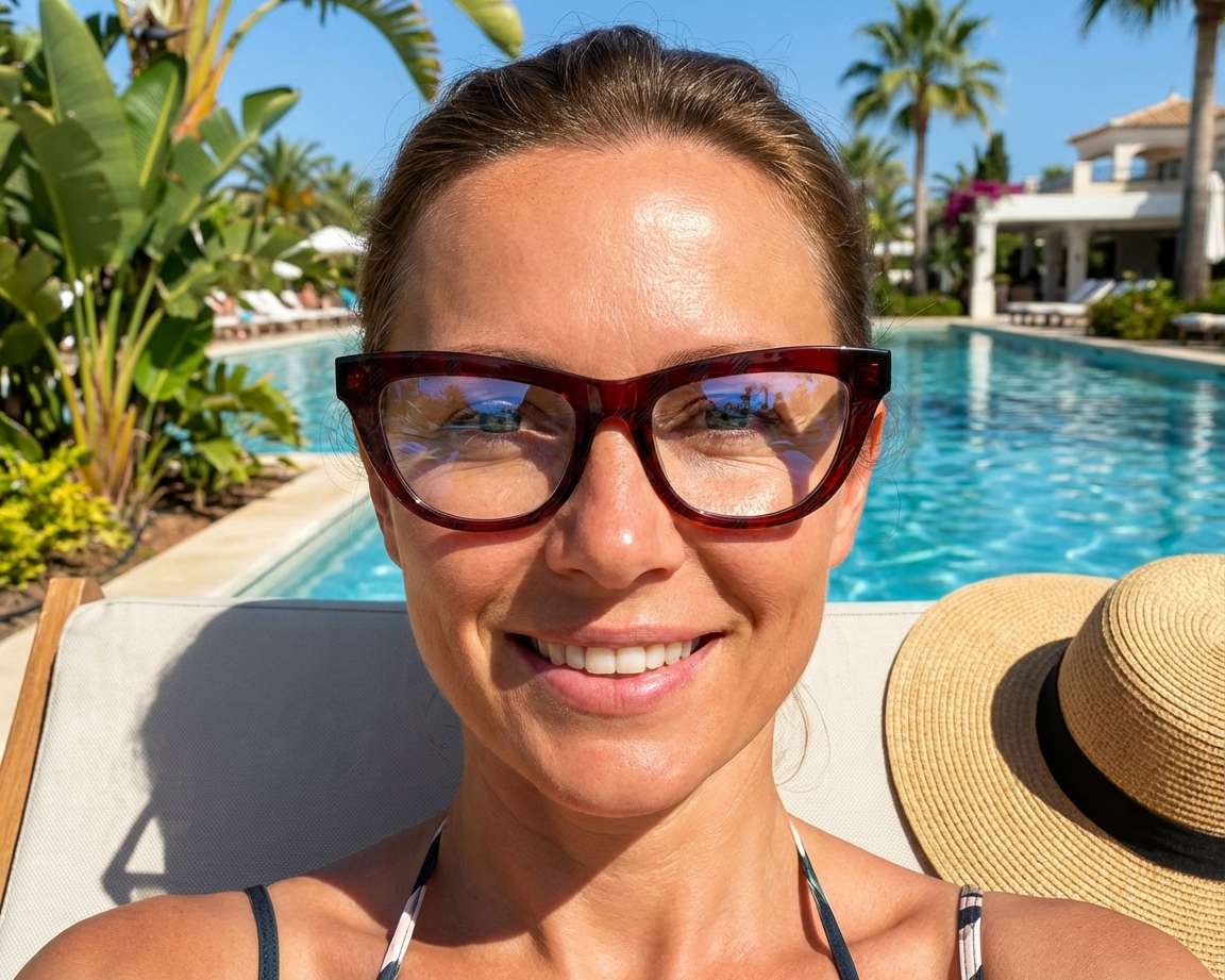 Burberry BE2406U 4115 52-18 Red  360 degree view 9