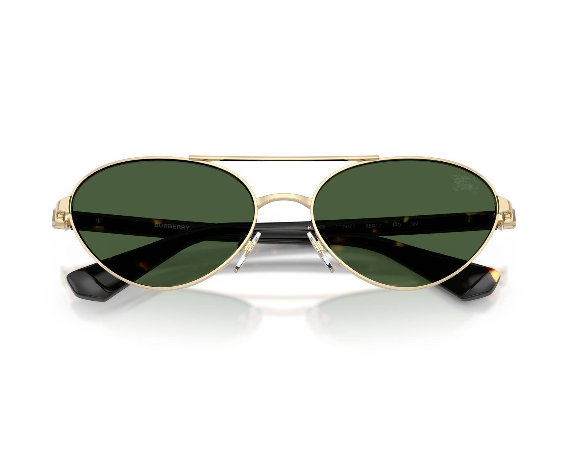 Burberry Gold Round Sunglasses With Case Burberry Gold Round Sunglasses for Women for sale | eBay main image 3