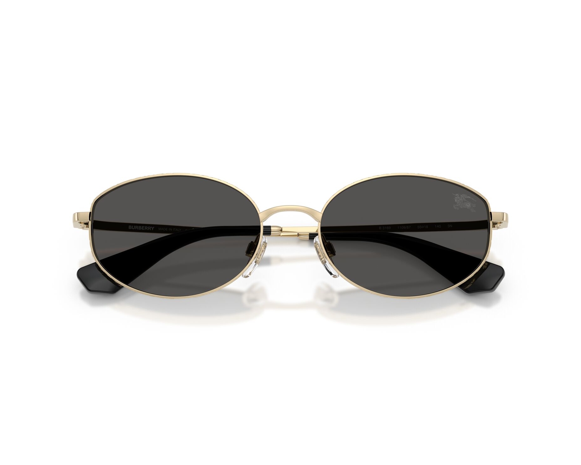 NEW BURBERRY BE3160 1109/73 GOLD BLACK UNISEX SUNGLASSES BURBERRY BE3160 110973 Burberry BE3166 110973 Gold - Lawrence & Mayo - Boutique main image 2