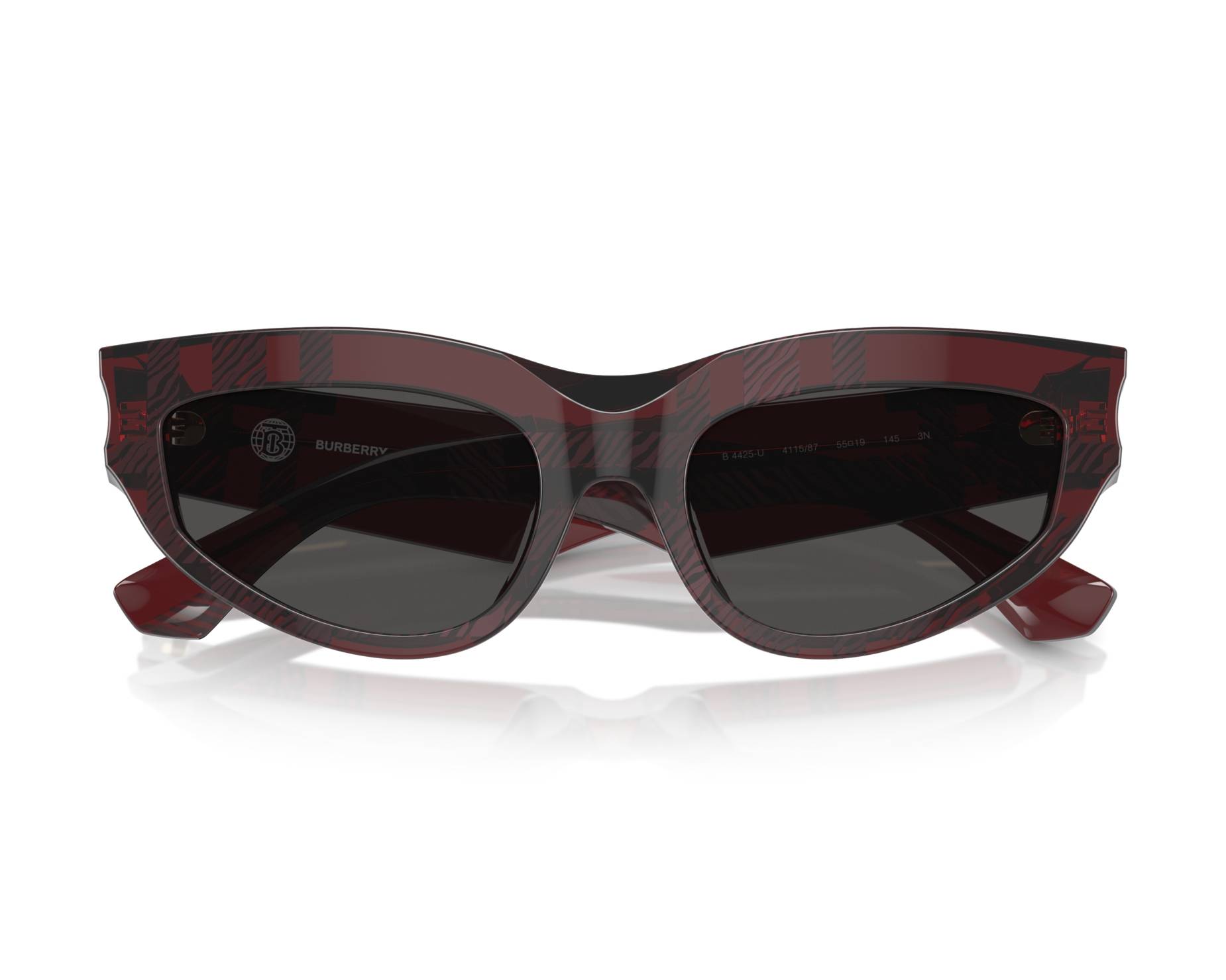 Burberry BE4425U 411587 55-19 Rouge  front view