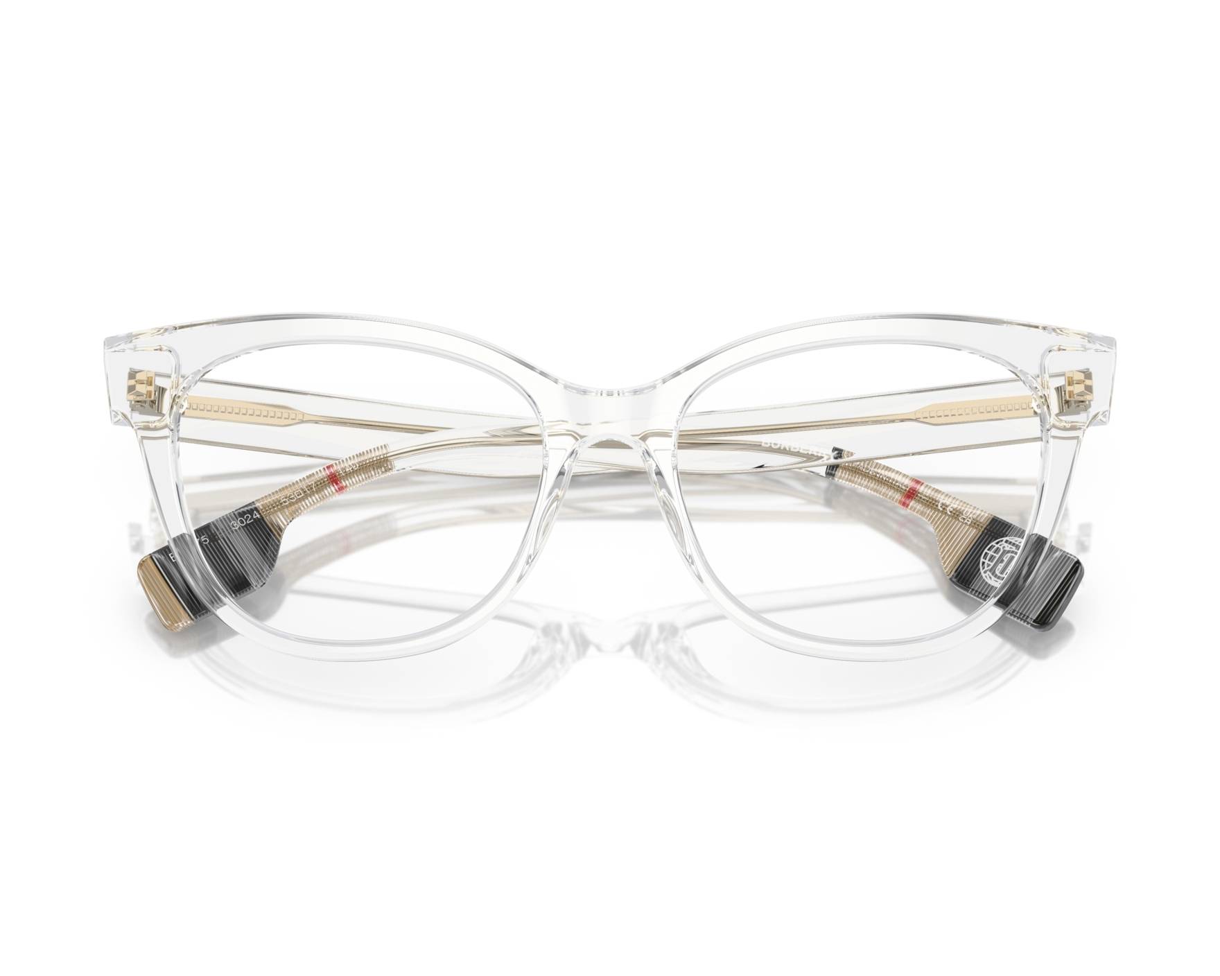 BURBERRY キャットアイクラス BE2375 3024 Burberry BE2375 EVELYN Cat Eye Eyeglasses For Women