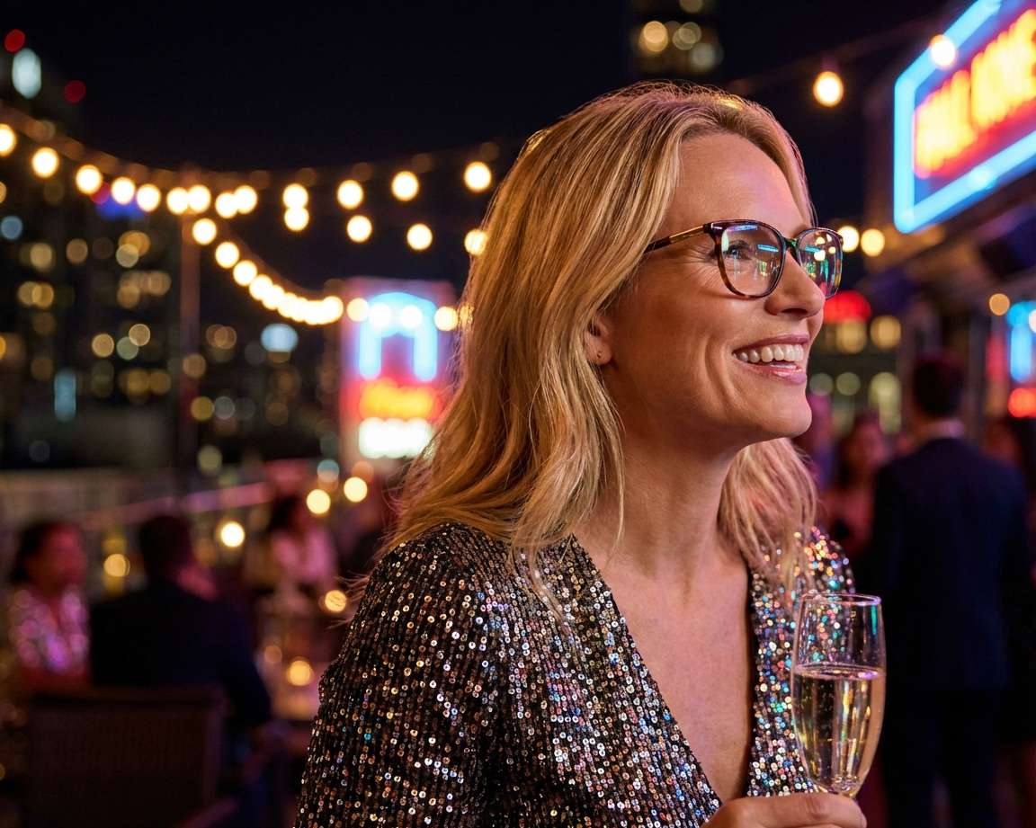 Calvin Klein CK-22505 220 53-15 Havana Brown other view