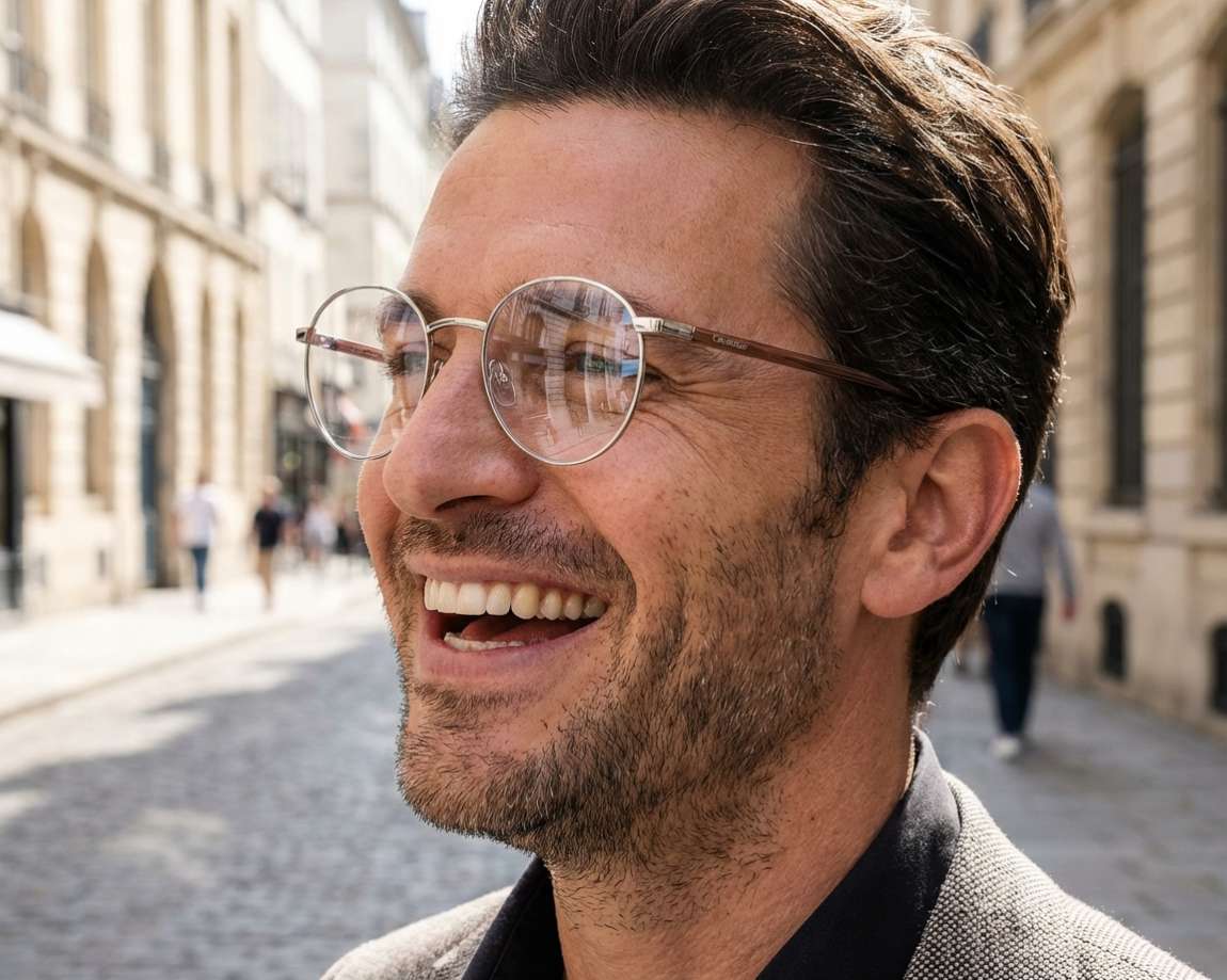 Calvin Klein CK-23106 045 51-20 Argent Marron 360 degree view 9