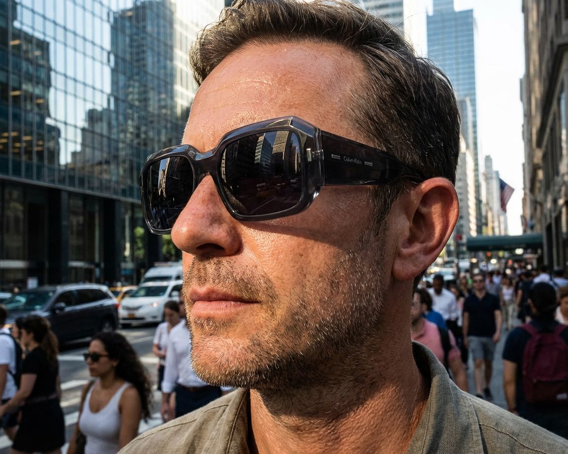 Calvin Klein CK-23536S 035 54-19 Grey Steel 360 degree view 4