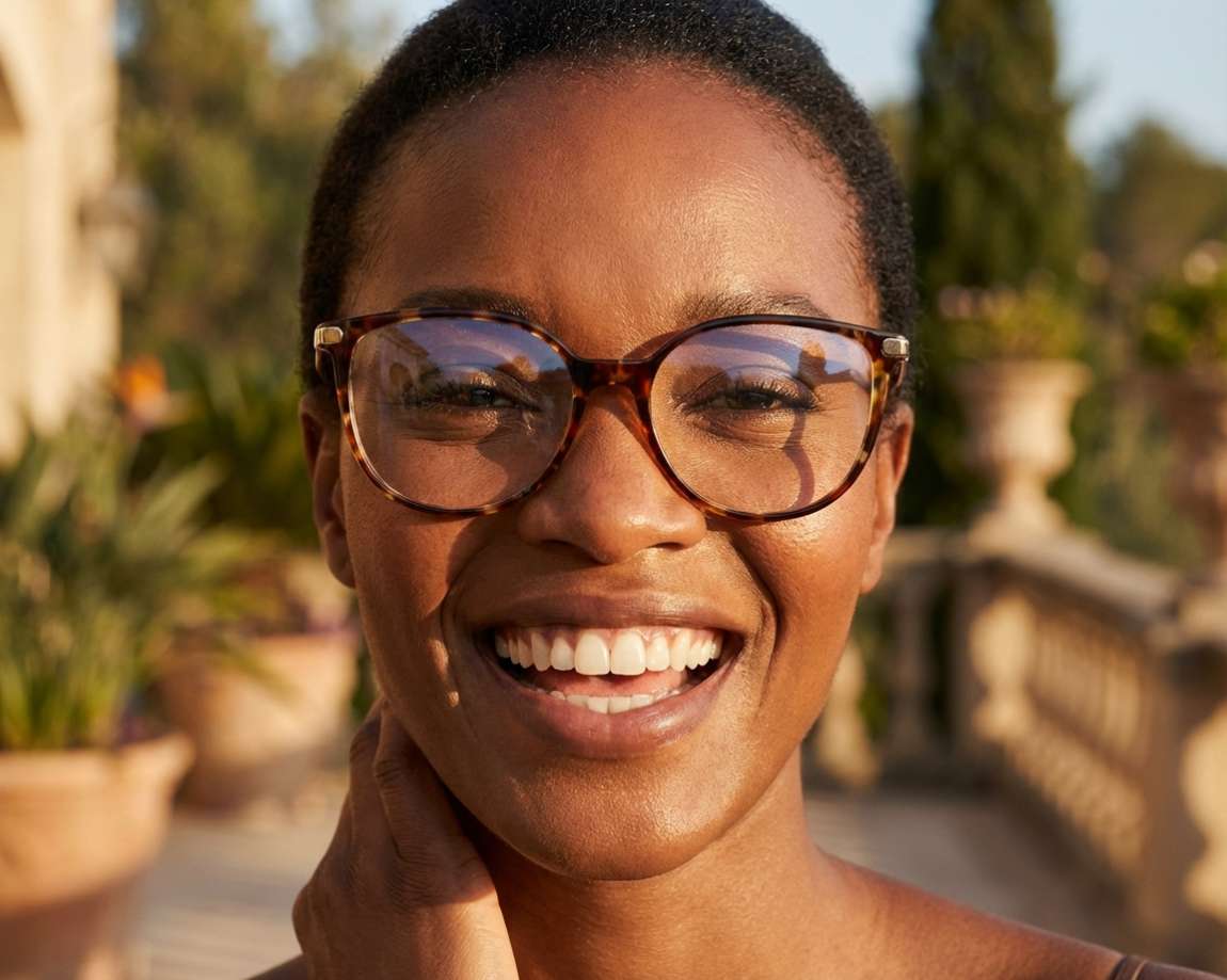 Calvin Klein CKJ-22612 232 54-17 Brown Gold 360 degree view 9