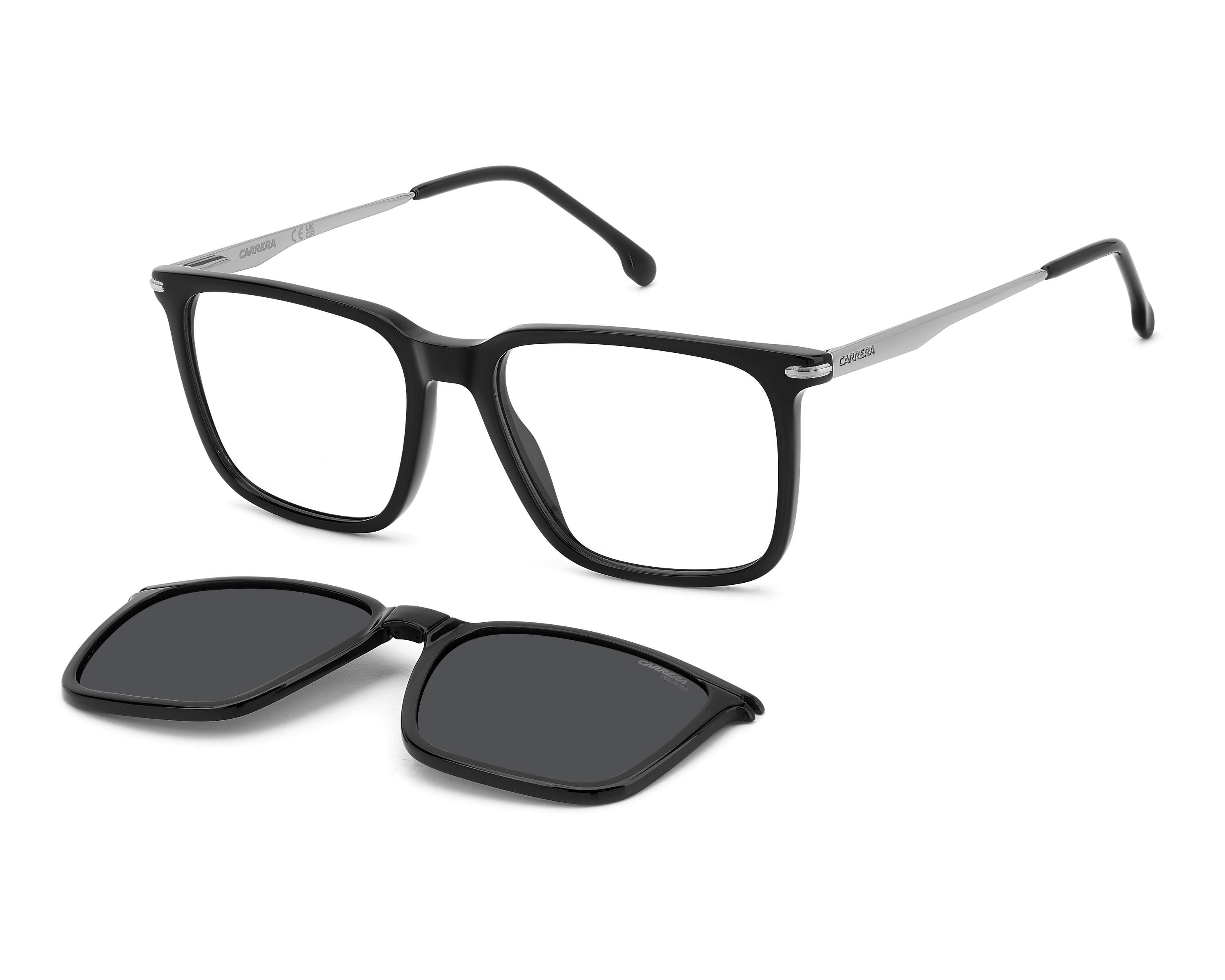 Carrera CA-357-C 284 54-17 Black Ruthenium 360 degree view 1
