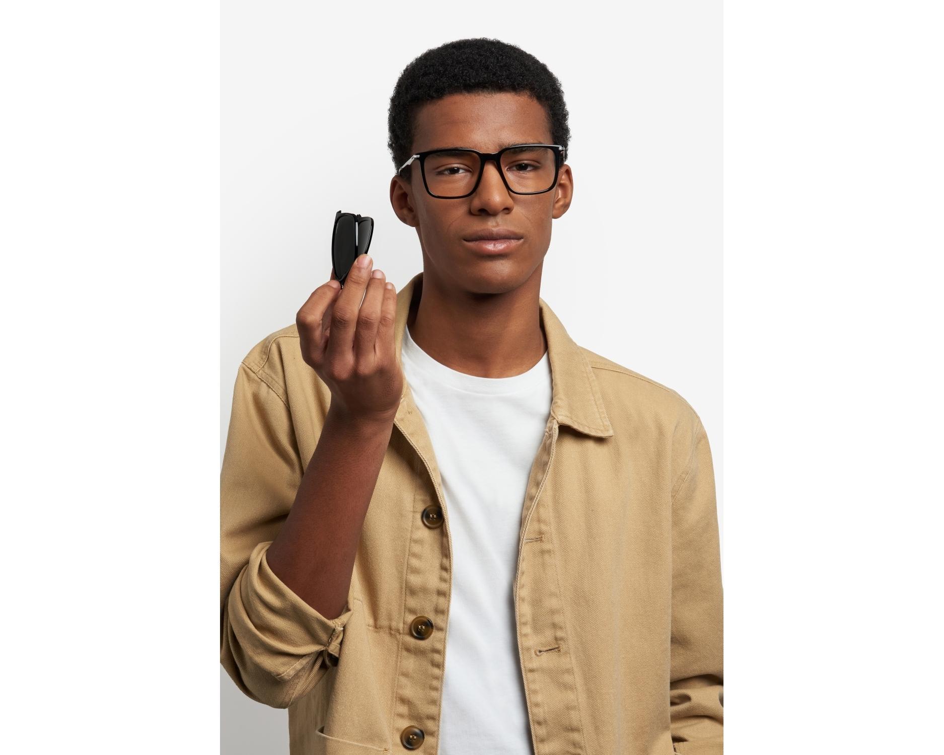 Carrera CA-357-C 284 54-17 Black Ruthenium 360 degree view 7