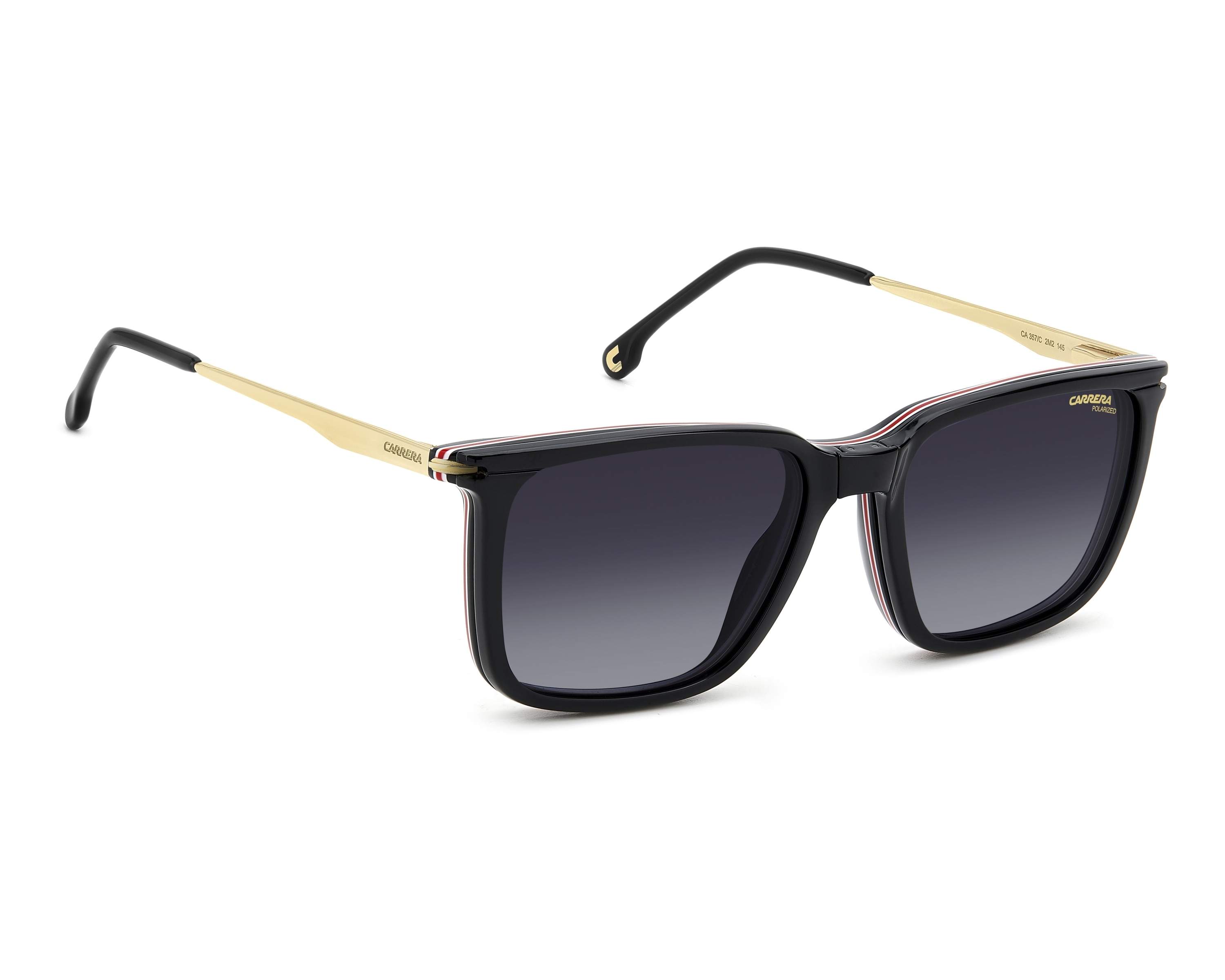 Carrera CA-357-C 2M2 54-17 schwarz gold 360 degree view 2