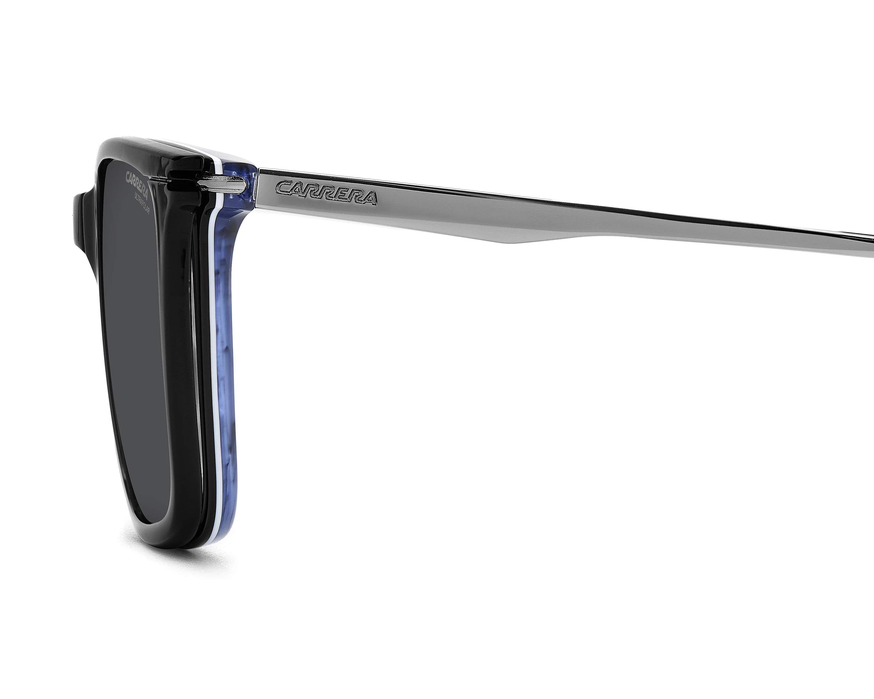 Carrera CA-357-C 9ZJ 54-17 Black Blue 360 degree view 4