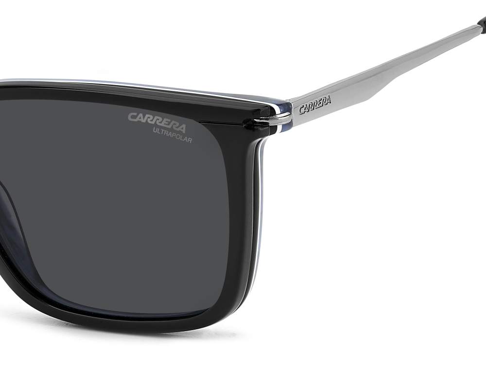 Carrera CA-357-C 9ZJ 54-17 Black Blue 360 degree view 10