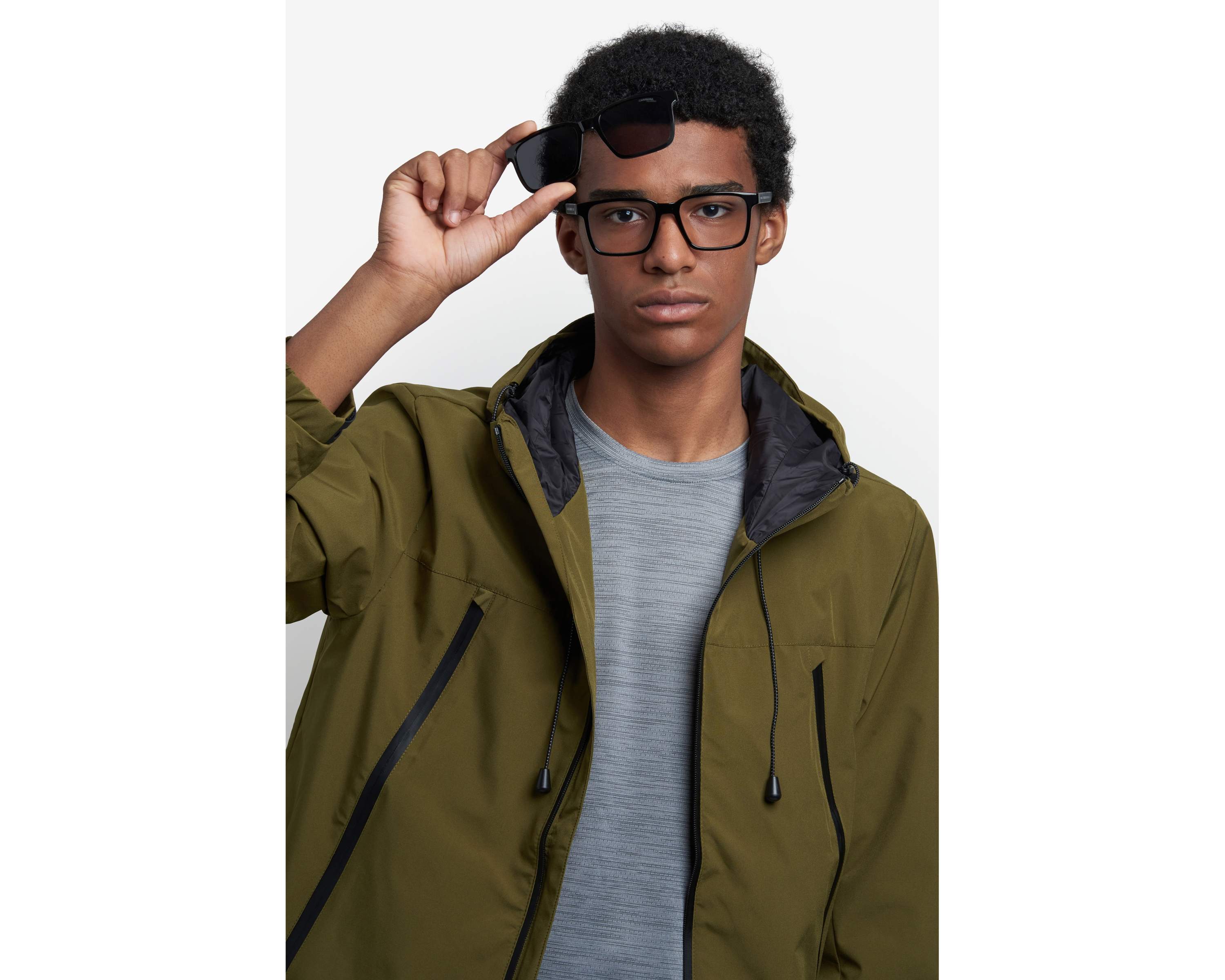 Carrera CA-8069-CS 08A/M9 53-17 Black Grey 360 degree view 5