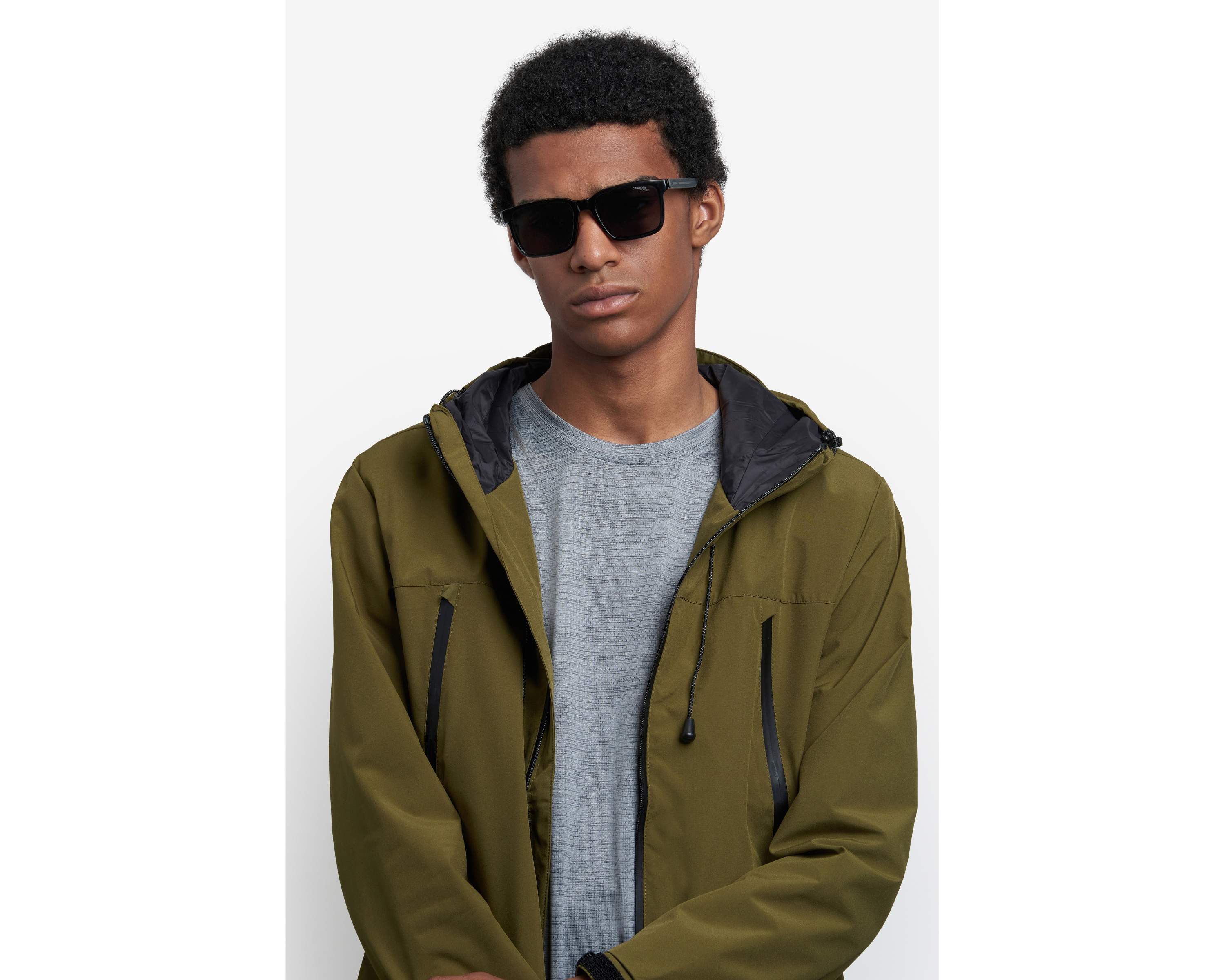 Carrera CA-8069-CS 08A/M9 53-17 Black Grey 360 degree view 8