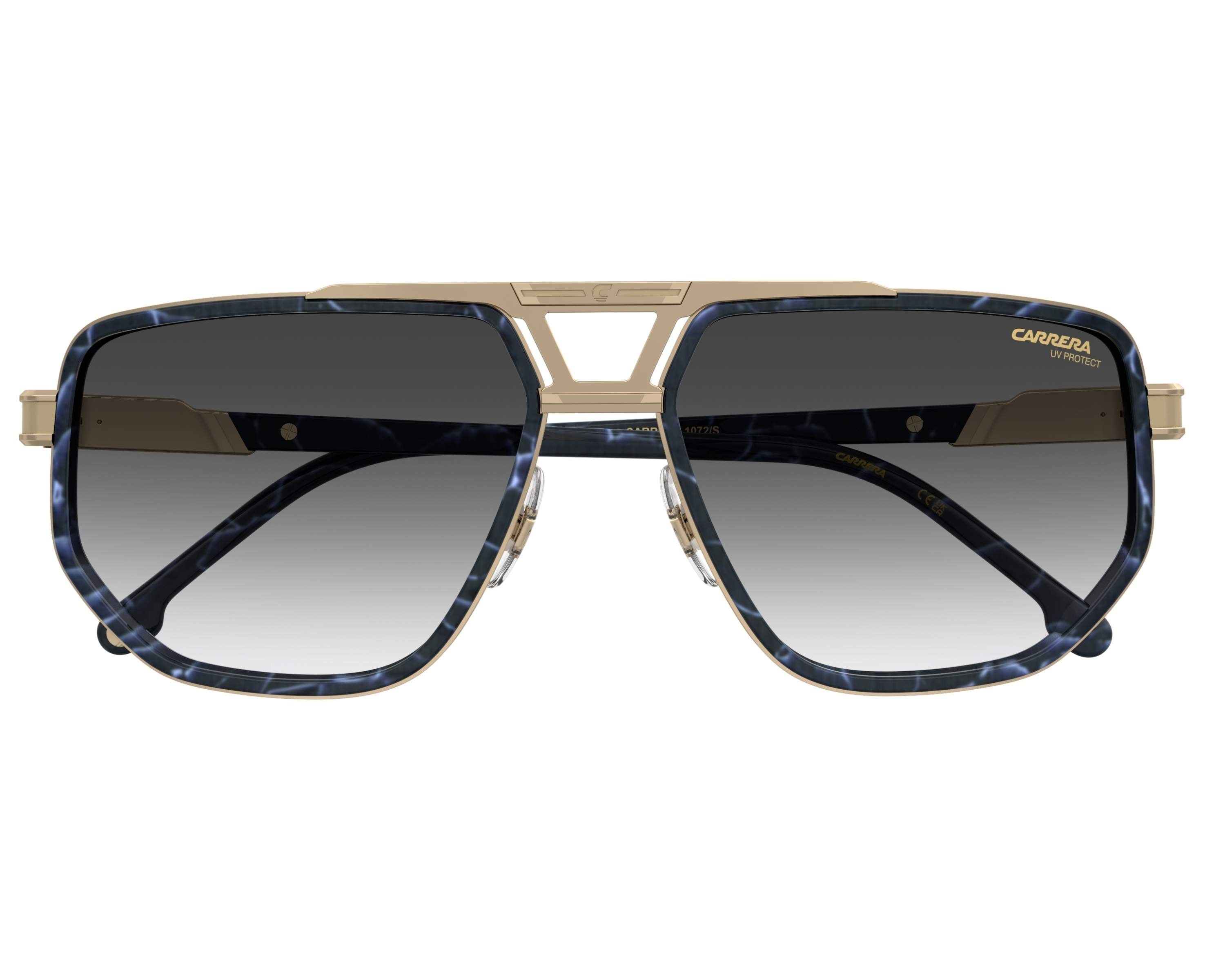 Lunettes De Soleil Carrera 318/S KY2 – Bleu Et Or, Taille 60/16/145, Homme, Neuf Avec étiquettes