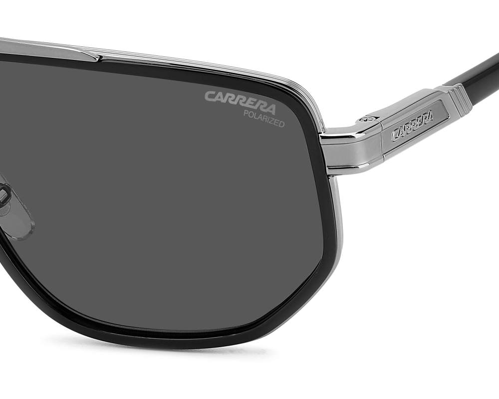 Authentic Carrera 1052/S Sunglasses, Black/Silver Frame, Blue Gradient Lenses - View #3