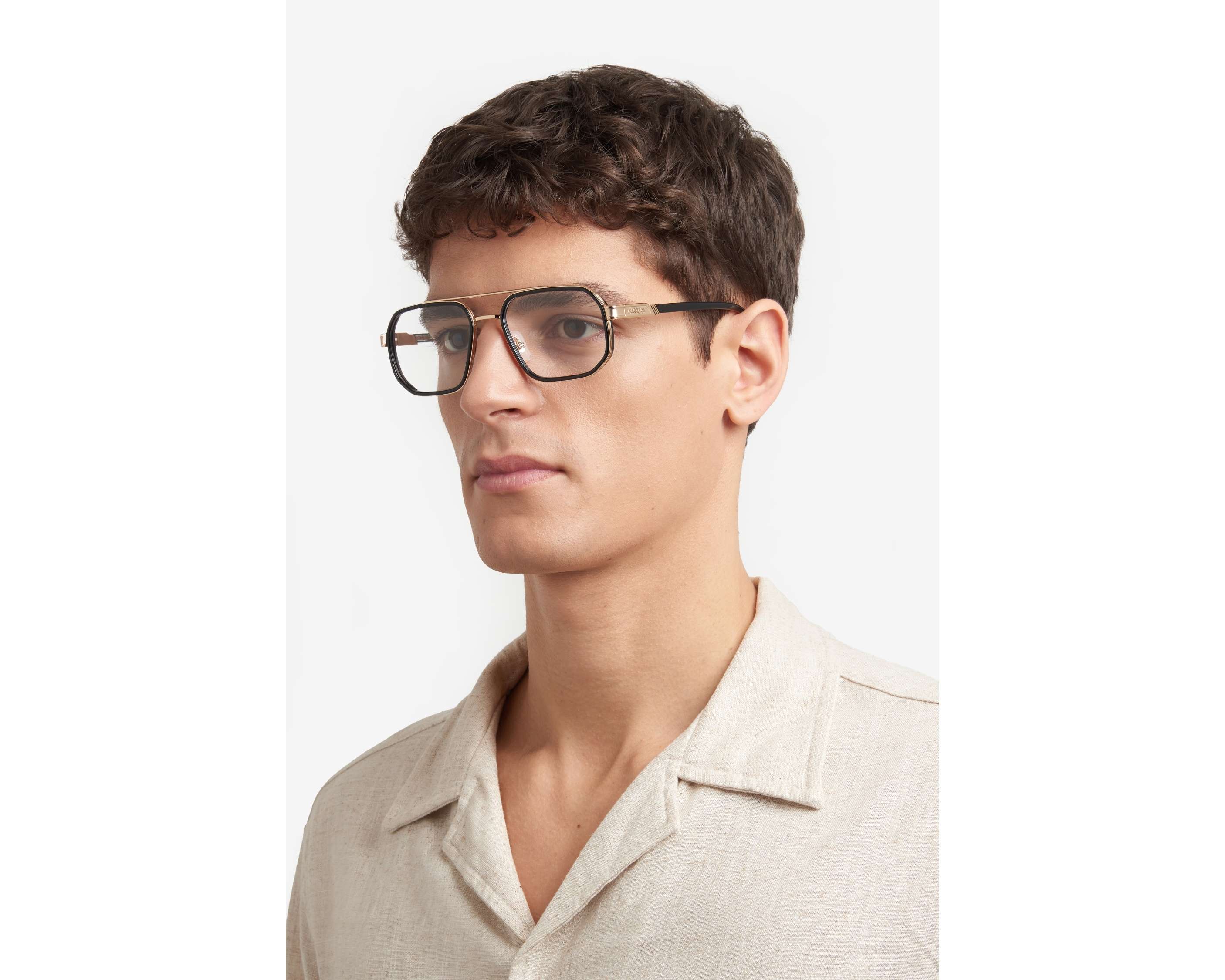 Carrera CARRERA-1137 001 55-19 Gold  360 degree view 7