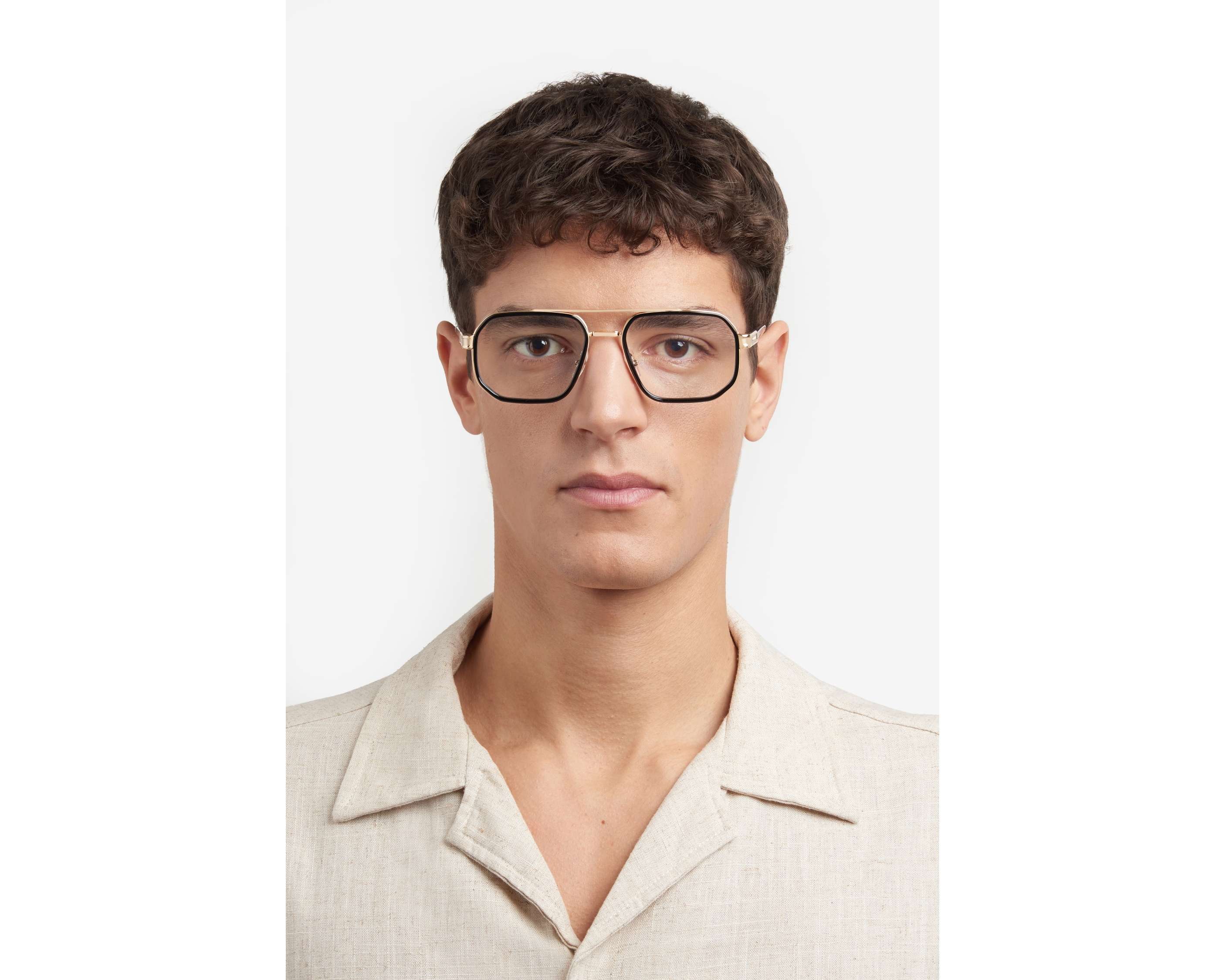 Carrera CARRERA-1137 001 55-19 Gold  360 degree view 8