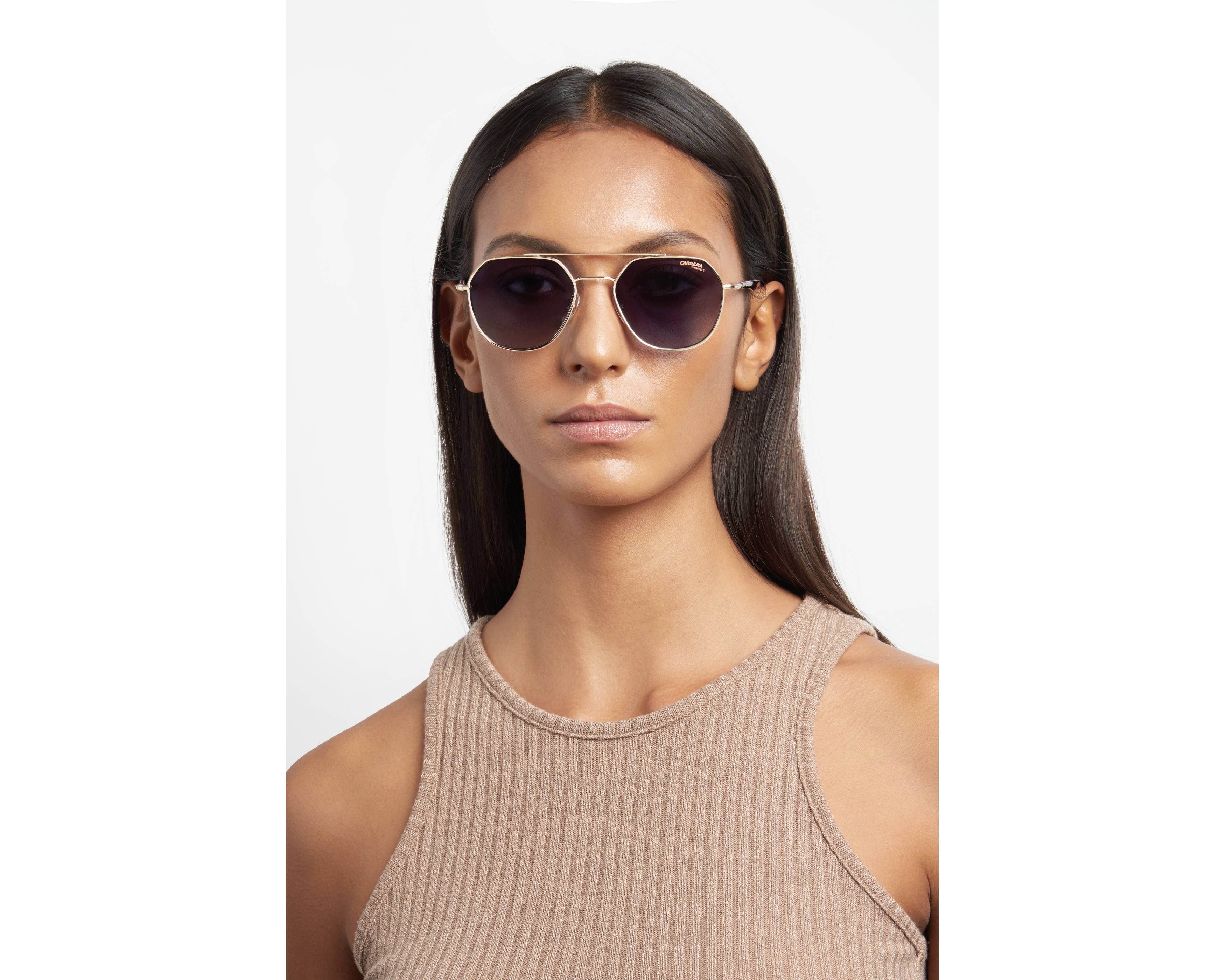 NWT Carrera CARRERA 303/S-0W97 9O 53mm Buy Carrera Gold 303/S Geometric Sunglasses in Stainless  main image 2