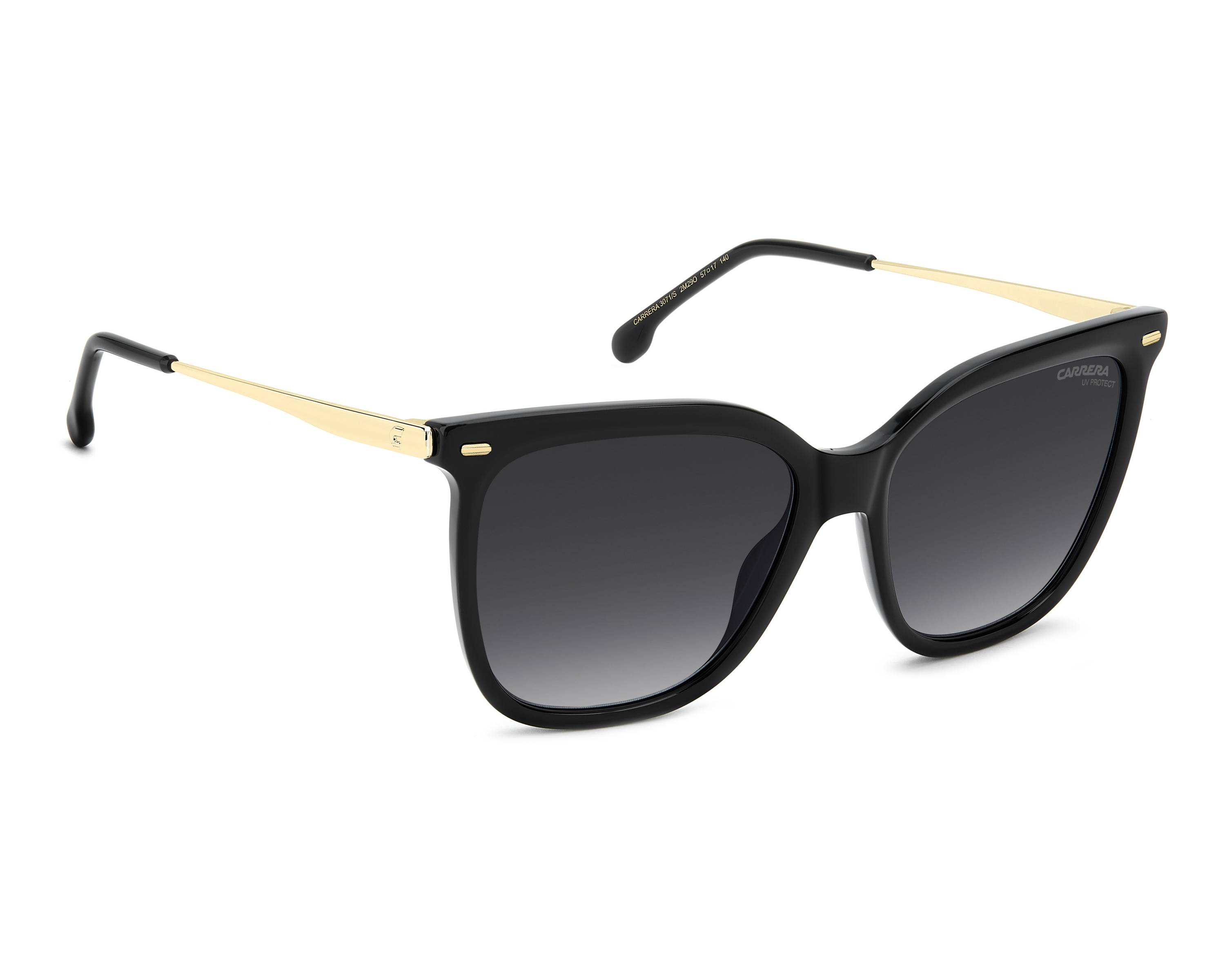 Carrera CARRERA-3071-S 2M2/9O 57-17 Black Gold 360 degree view 1