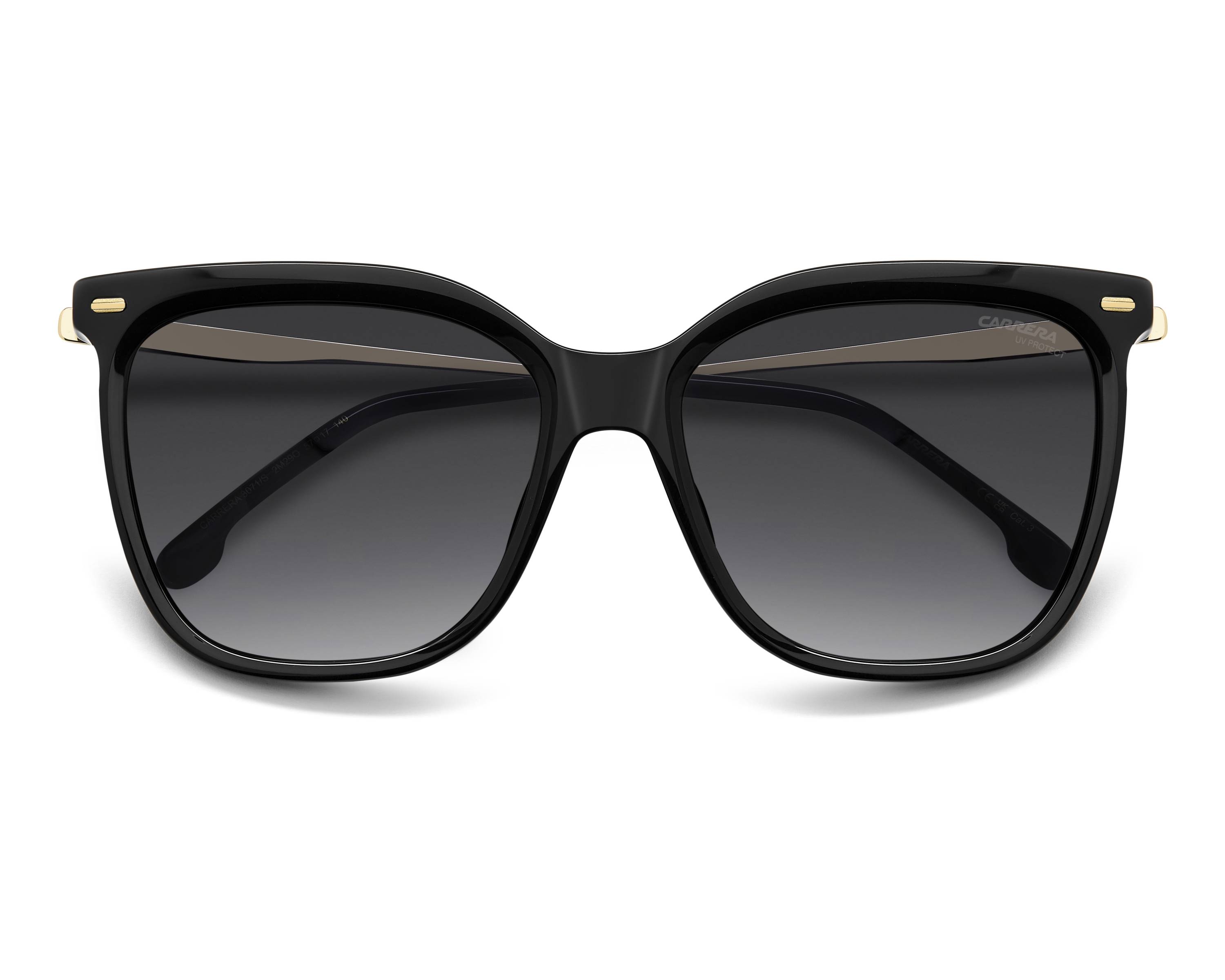 Carrera CARRERA-3071-S 2M2/9O 57-17 Black Gold 360 degree view 2