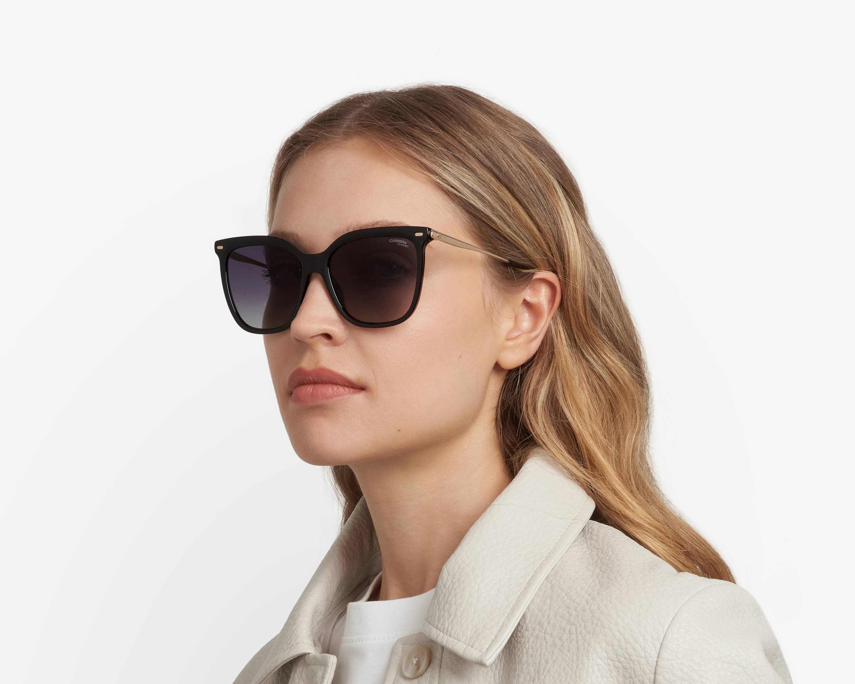 Carrera CARRERA-3071-S 2M2/9O 57-17 Black Gold 360 degree view 4