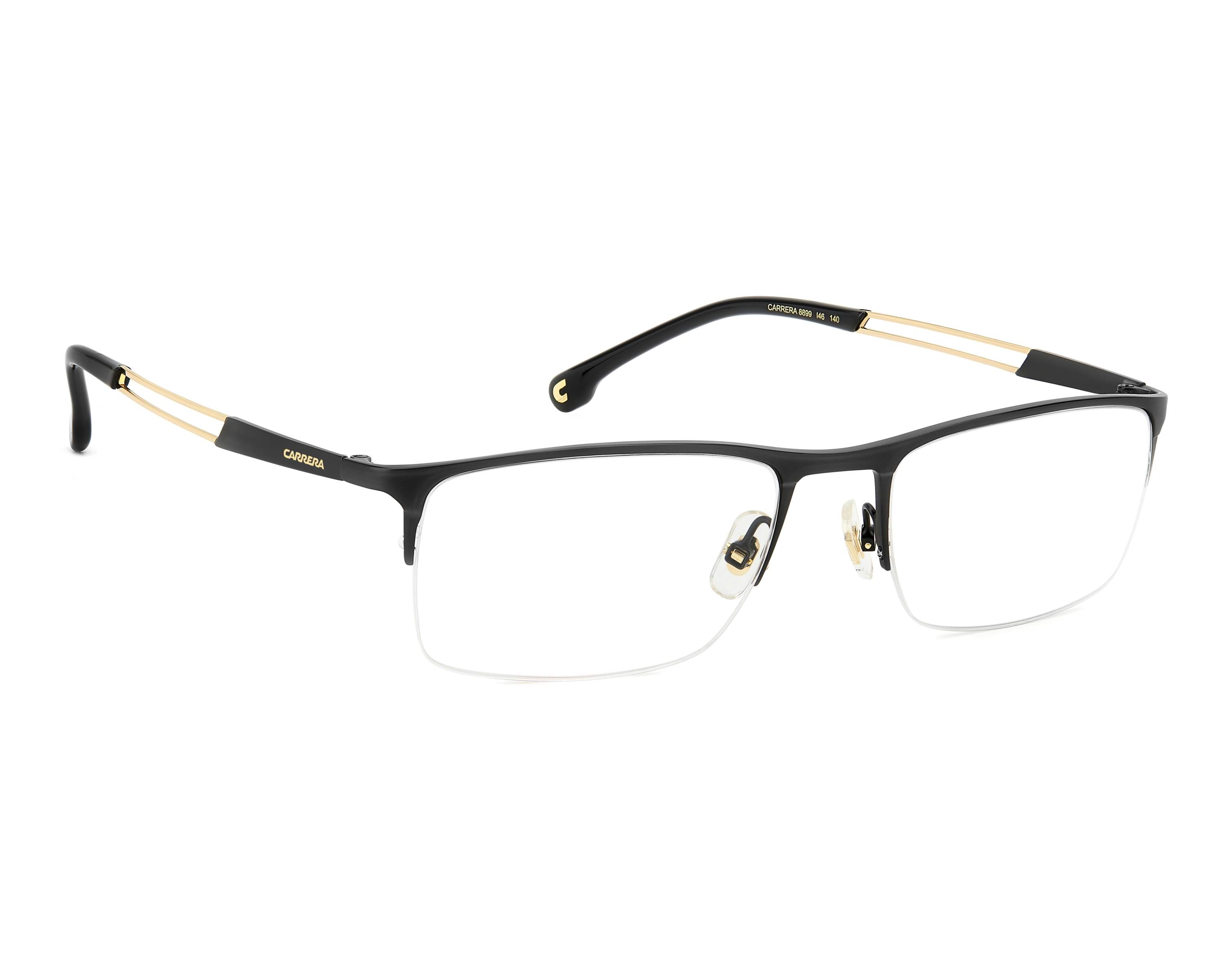 Carrera CARRERA-8899 I46 55-19 Black Gold 360 degree view 2