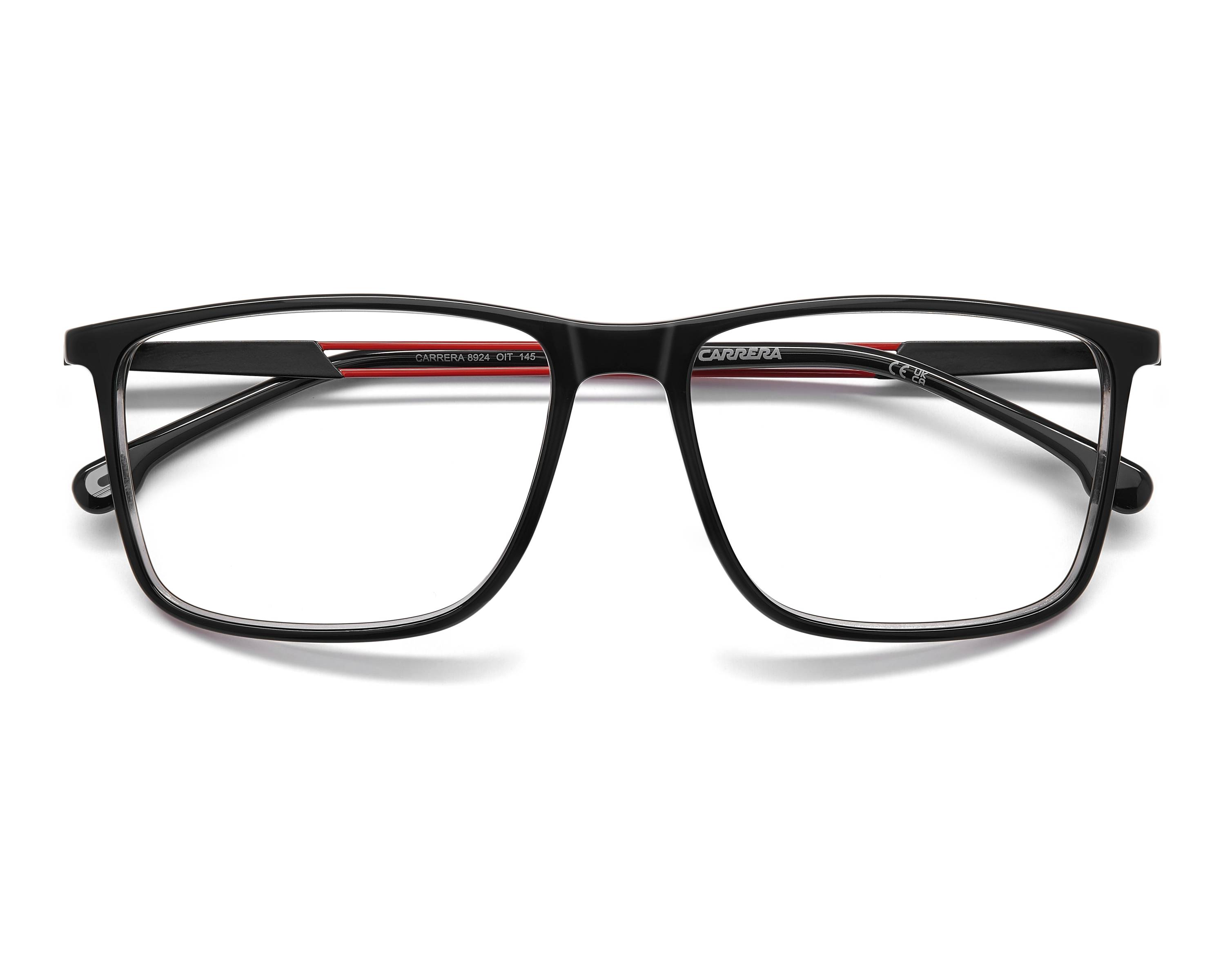 Carrera CARRERA-8924 OIT 56-15 Black Red 360 degree view 4