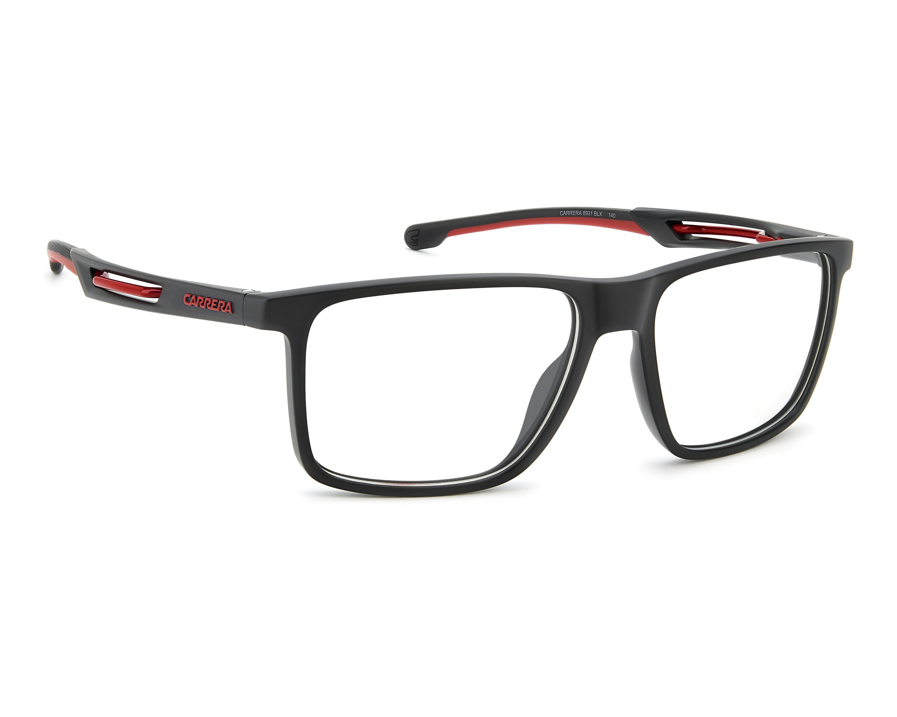 Carrera CARRERA-8931 BLX 55-16 Noir Rouge 360 degree view 2