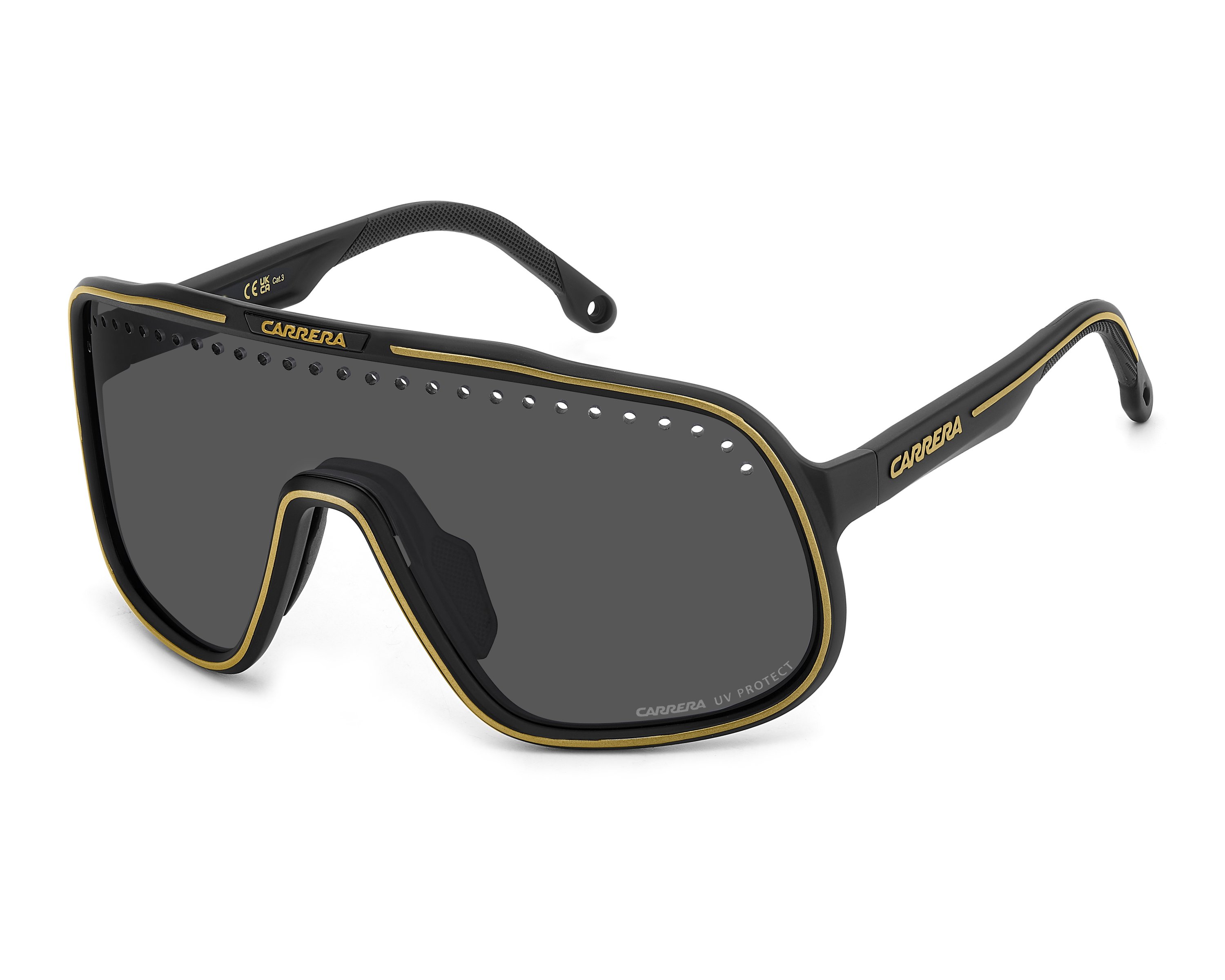 Carrera C-SPORT-02-S I46/IR - Black Gold 360 degree view 1
