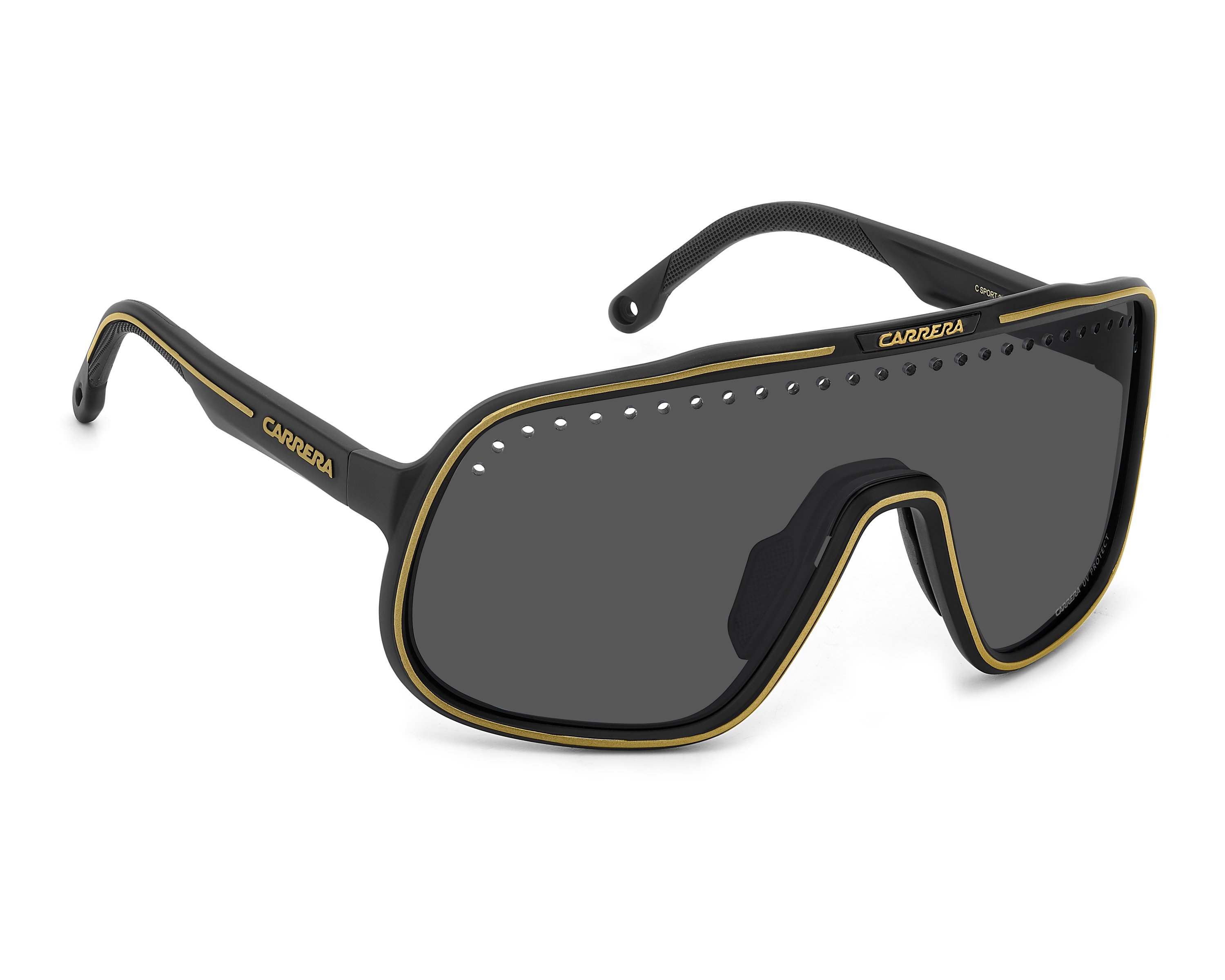 Carrera C-SPORT-02-S I46/IR - Black Gold 360 degree view 5
