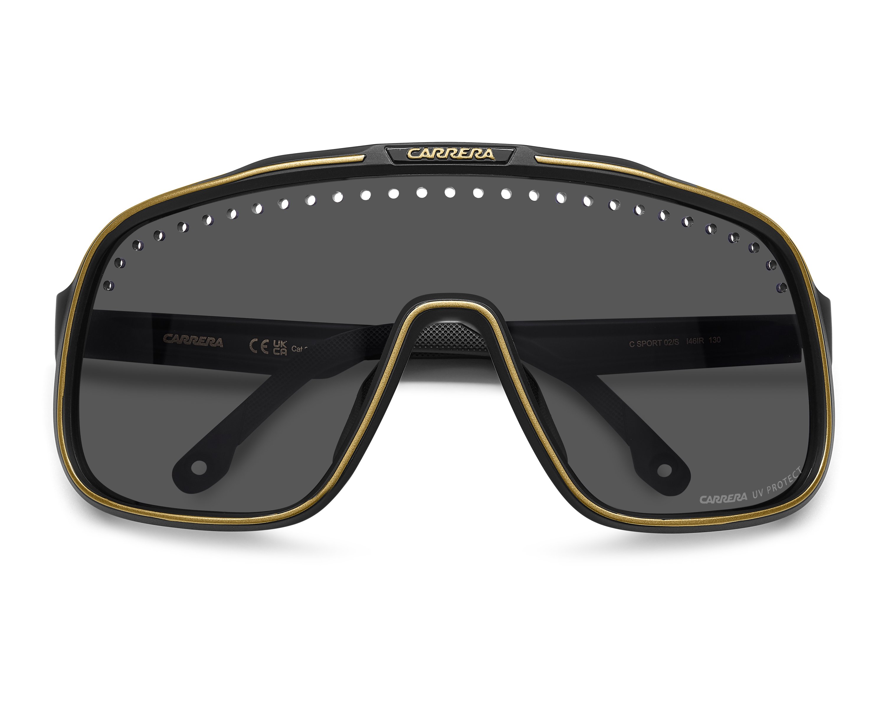 Carrera C-SPORT-02-S I46/IR - Black Gold 360 degree view 7