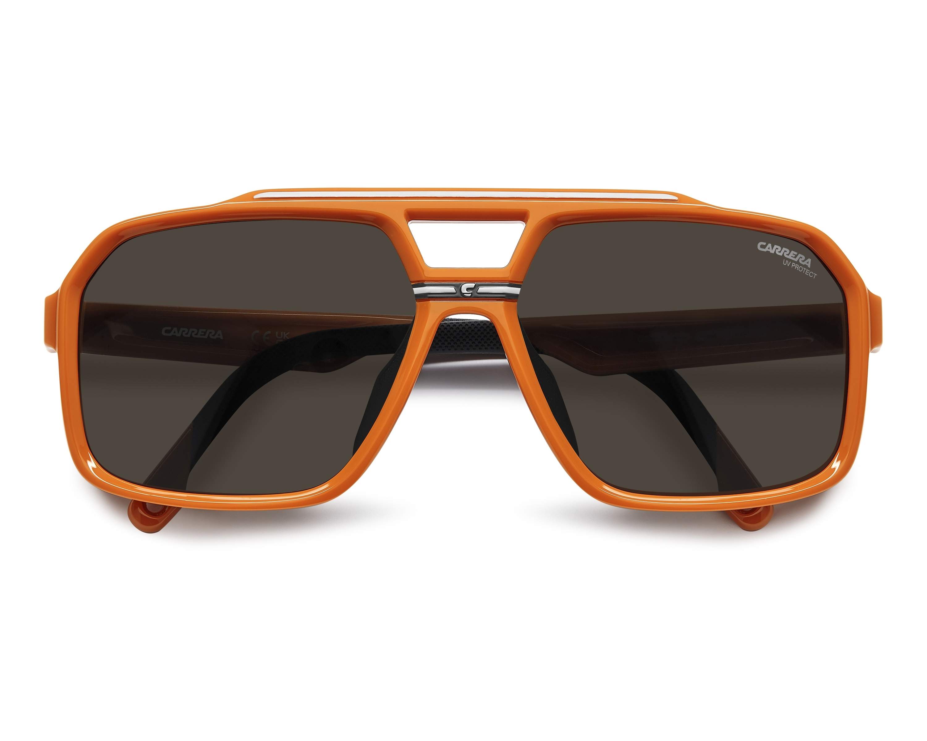 New Carrera C Sport 02/S A1WIR Orange Shield Sunglass Visor with Brown Lenses Carrera Sunglasses C-SPORT-03-S A1W/IR main image 2