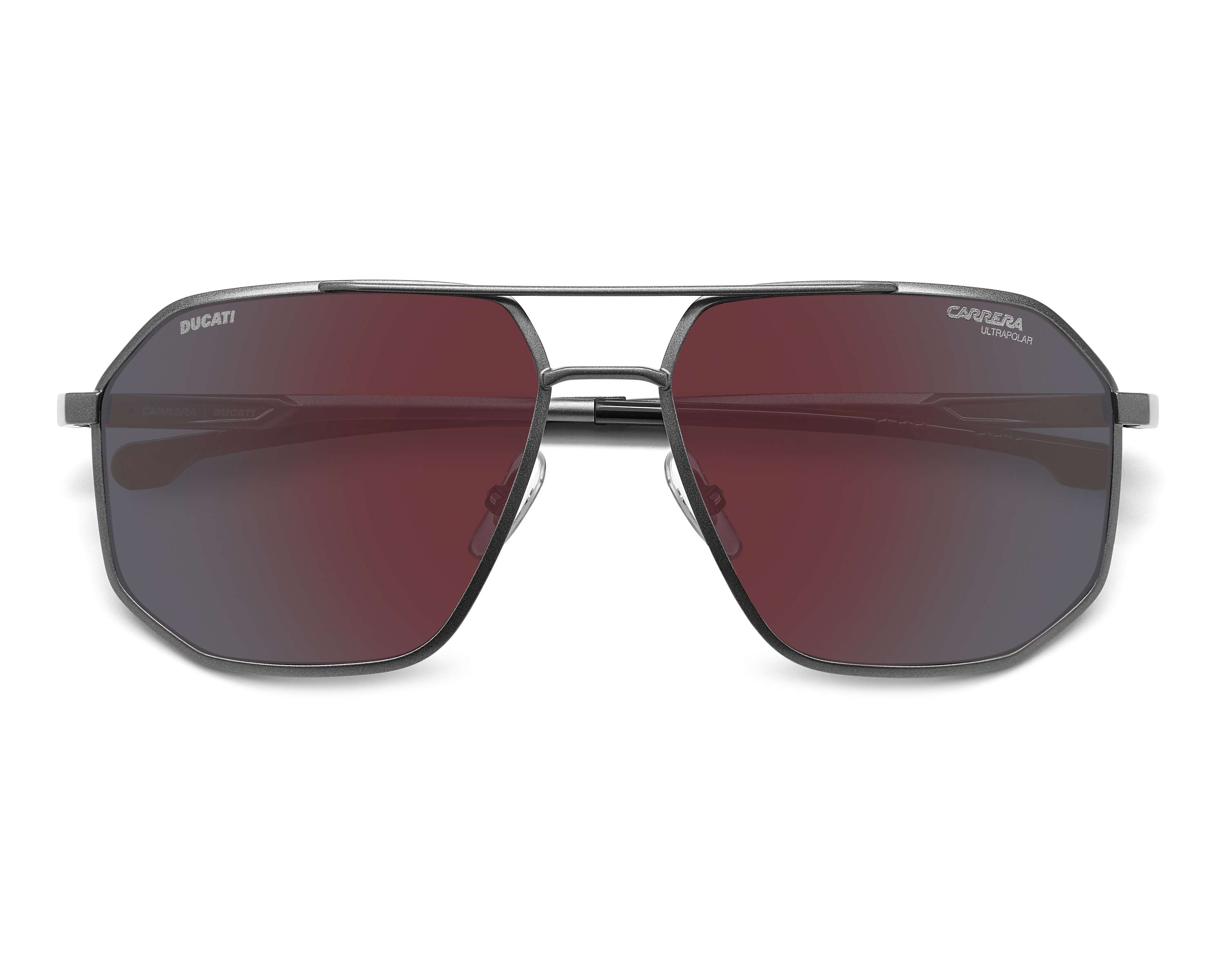 Lunettes De Soleil Carrera Carduc 042/S Pour Homme - Monture Noire, Verres Polarisés, Taille 55/17/145