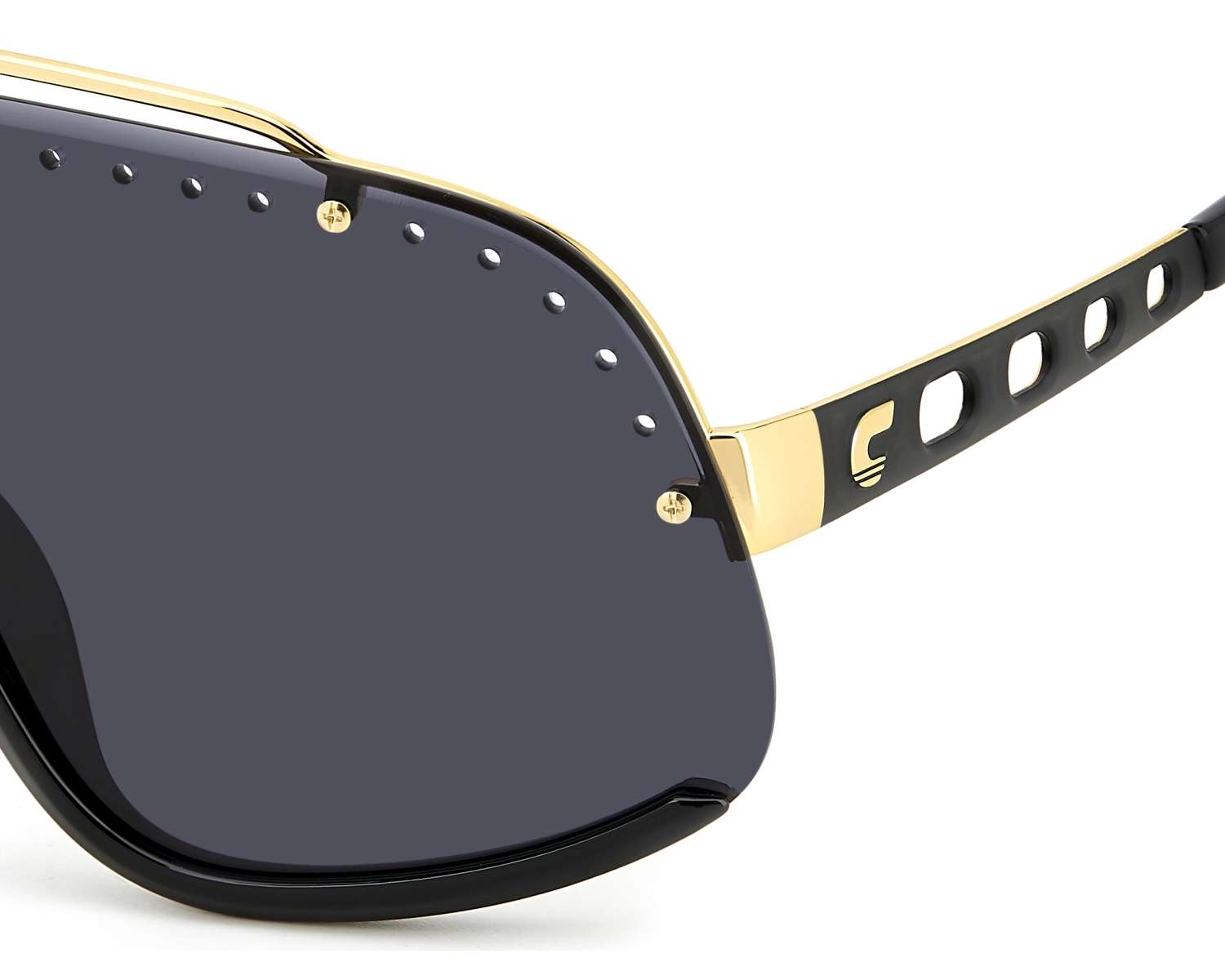 thumbnail image 2 of Carrera FLAGLAB 16 KY21V White Gold Authentic Sunglasses W/Case - UVA/UVB Protection 2 of 4
